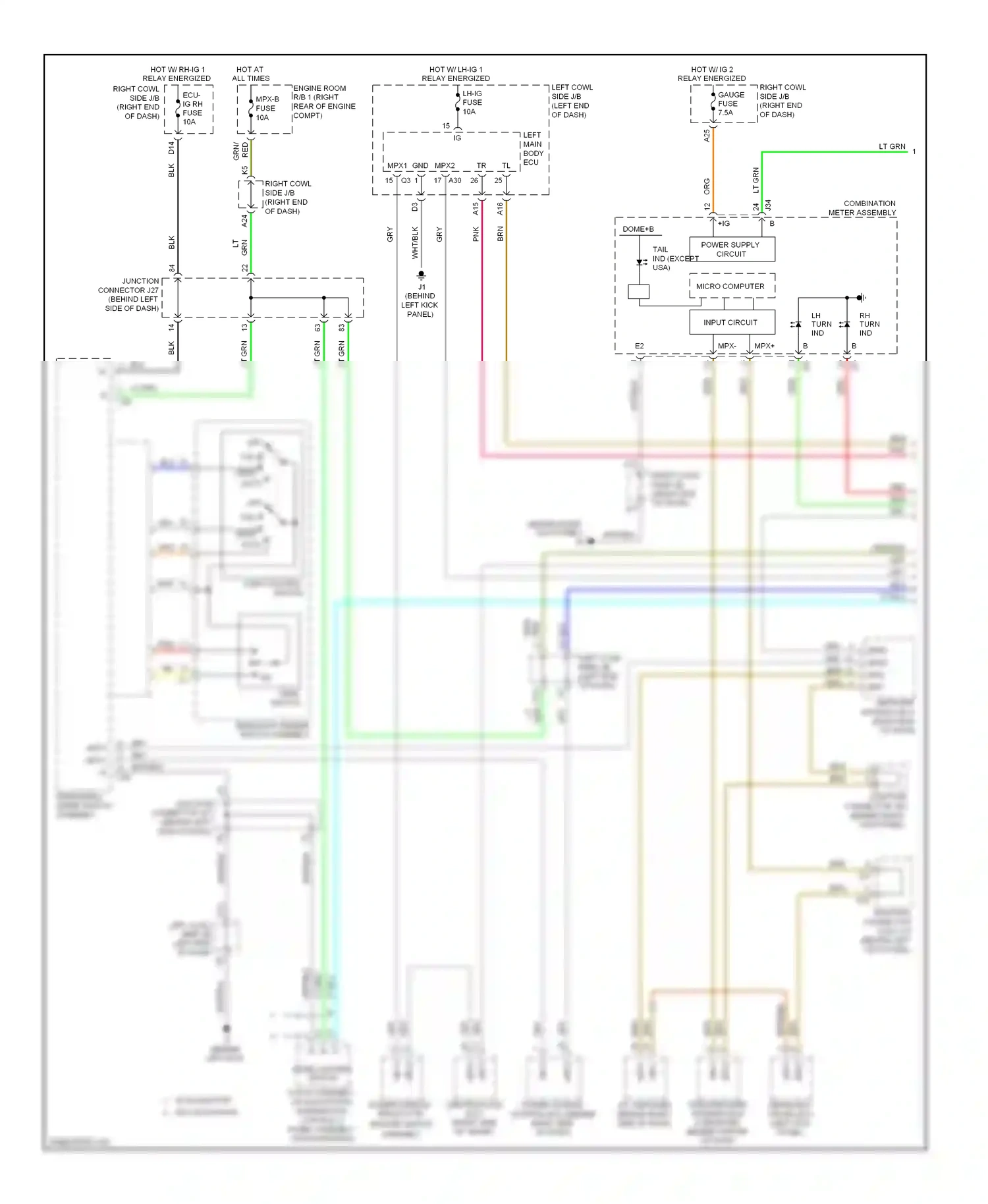 Wiring diagram wht/blk for Lexus IS II facelift (2008-2010) (41 of 139)