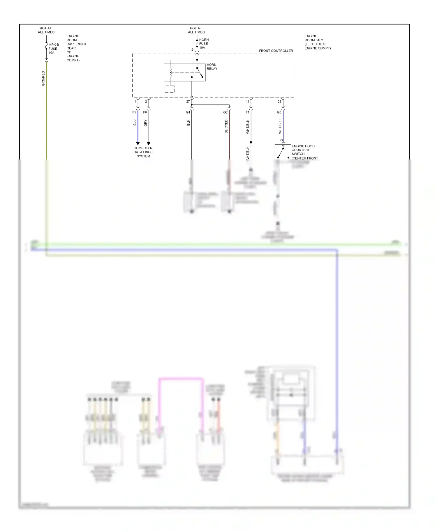 Wiring diagram wht/blk for Lexus IS II facelift (2008-2010) (7 of 139)