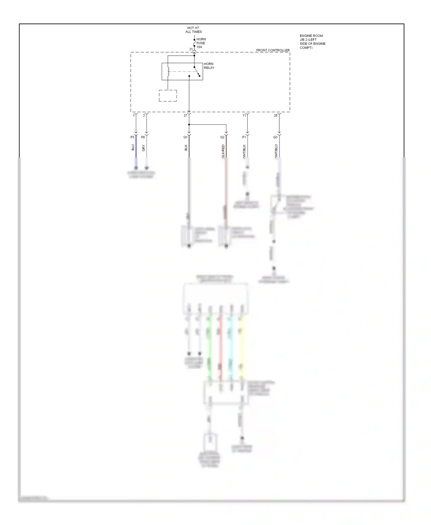 Wiring diagram wht/blu for Lexus IS II facelift (2008-2010) (3 of 18)