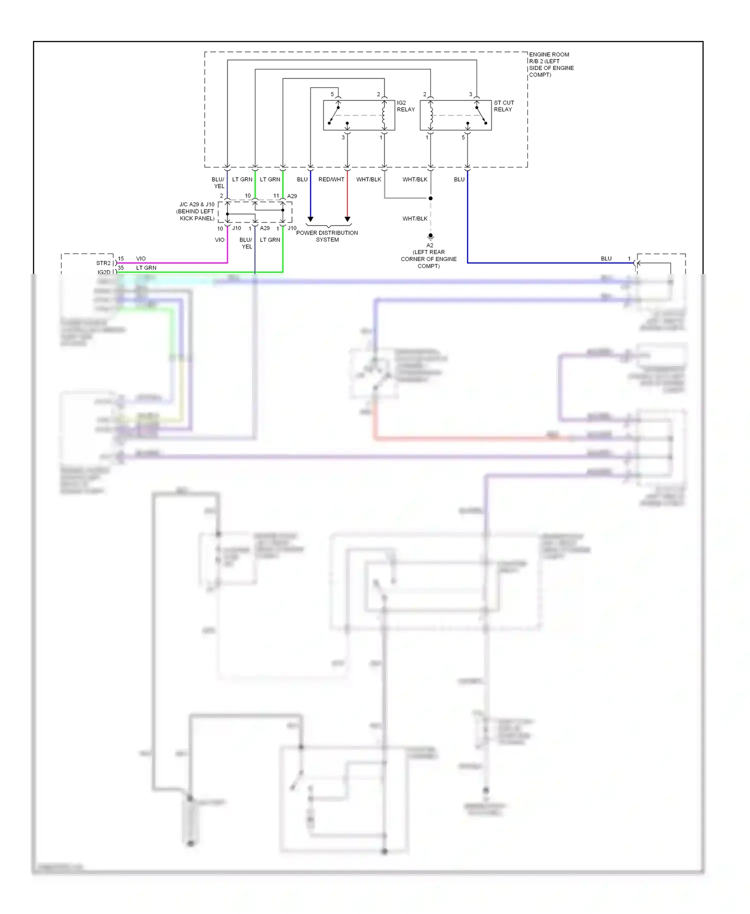 Wiring diagram yel/blk for Lexus IS II facelift (2008-2010) (14 of 28)