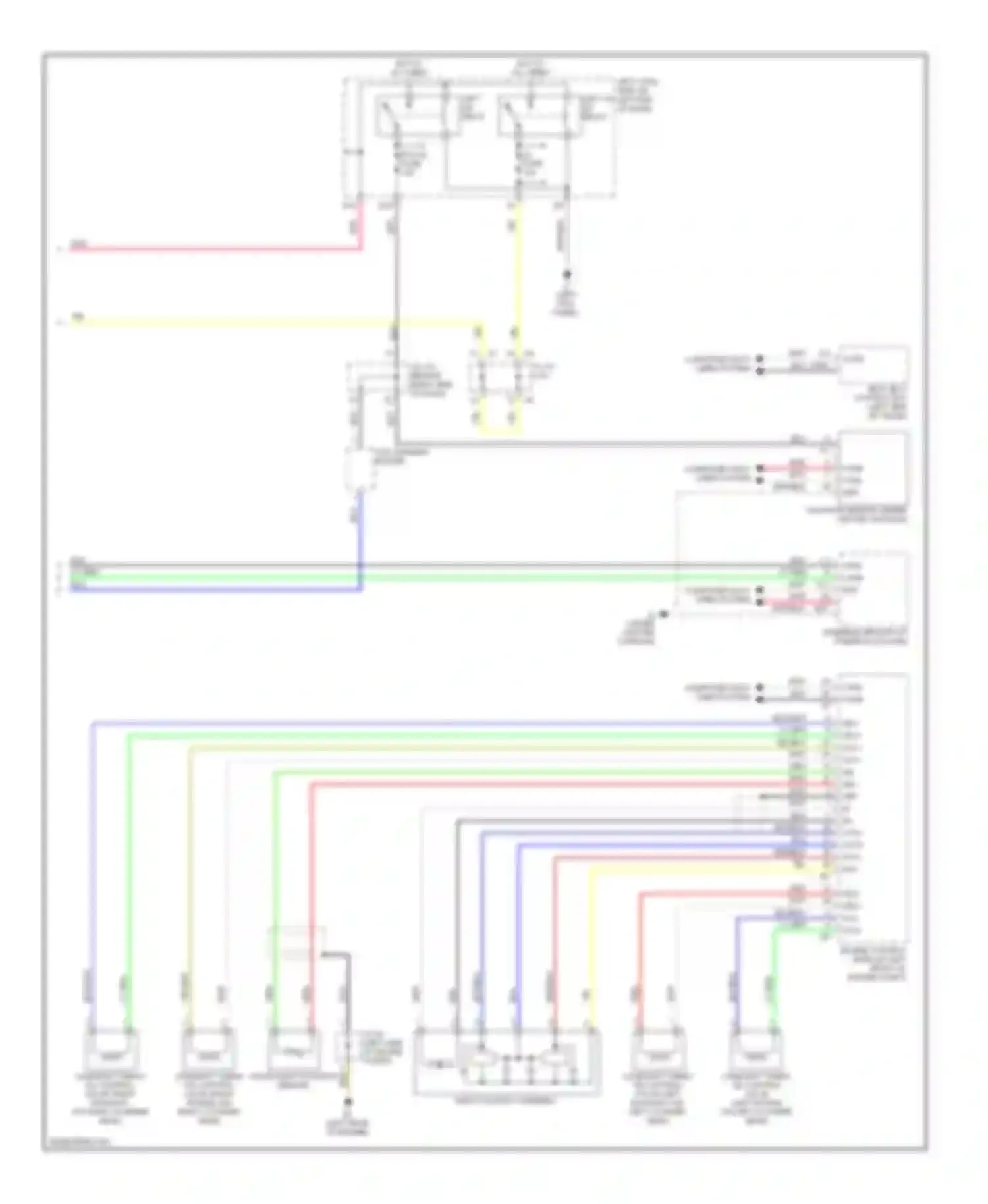 IS Lexus II (2005-2008): Anti-lock brakes circuit, without vehicle dynamics integrated management (3 of 3)