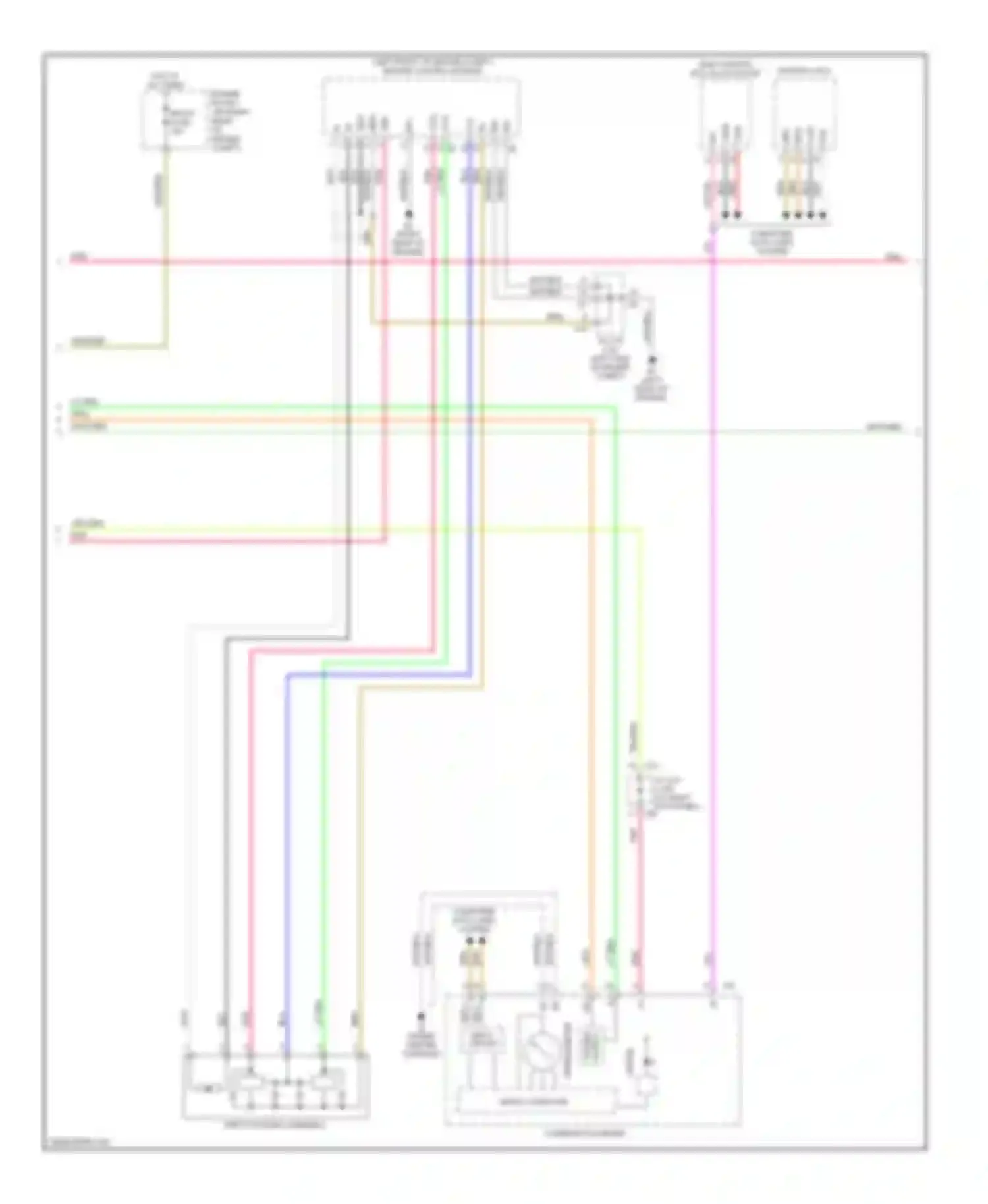 IS Lexus II (2005-2008): 2.5l, cruise control circuit, without dynamic radar controls (2 of 3)