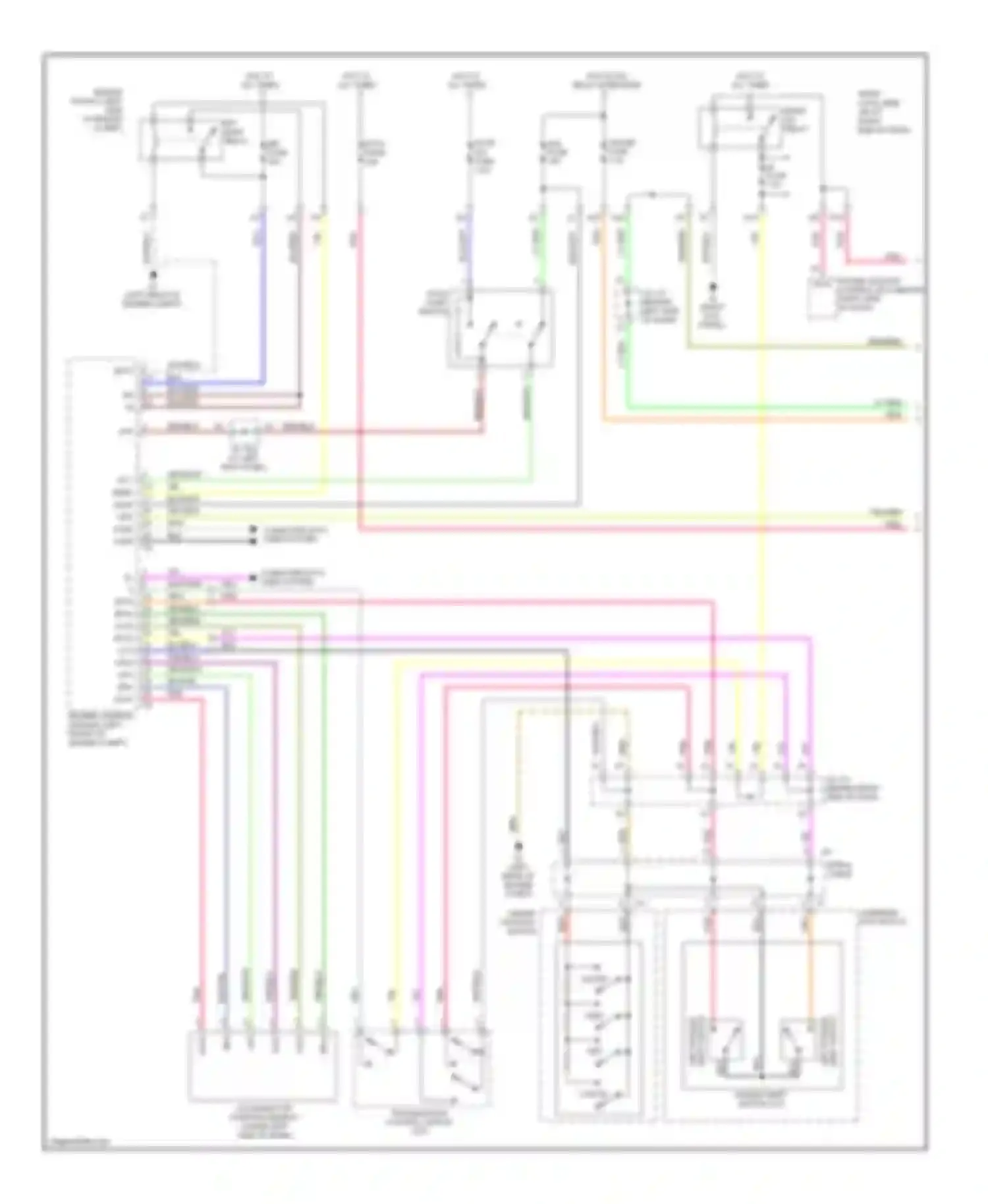 IS Lexus II (2005-2008): 3.5l, cruise control circuit, without dynamic radar controls (1 of 3)