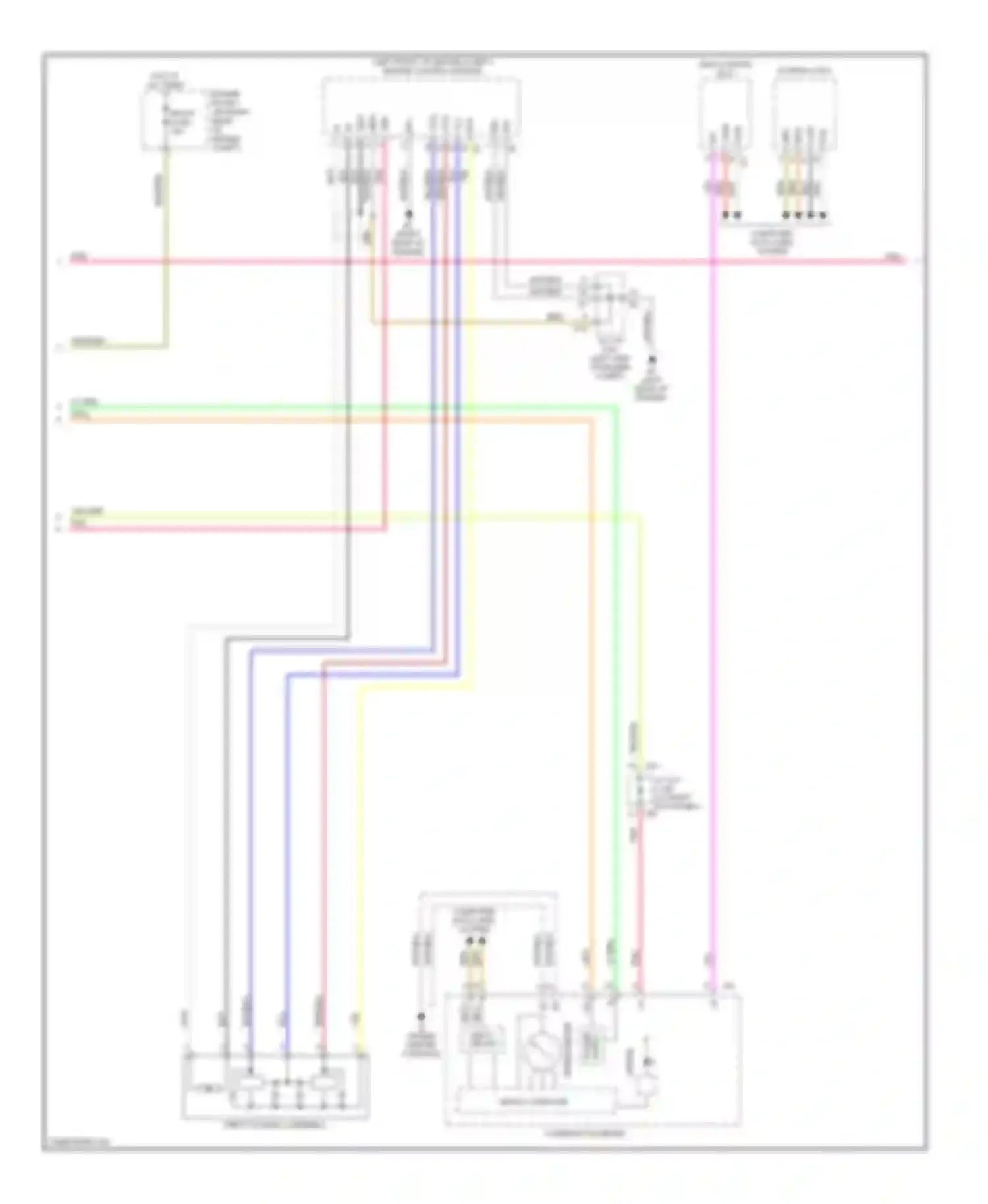IS Lexus II (2005-2008): 3.5l, cruise control circuit, without dynamic radar controls (2 of 3)