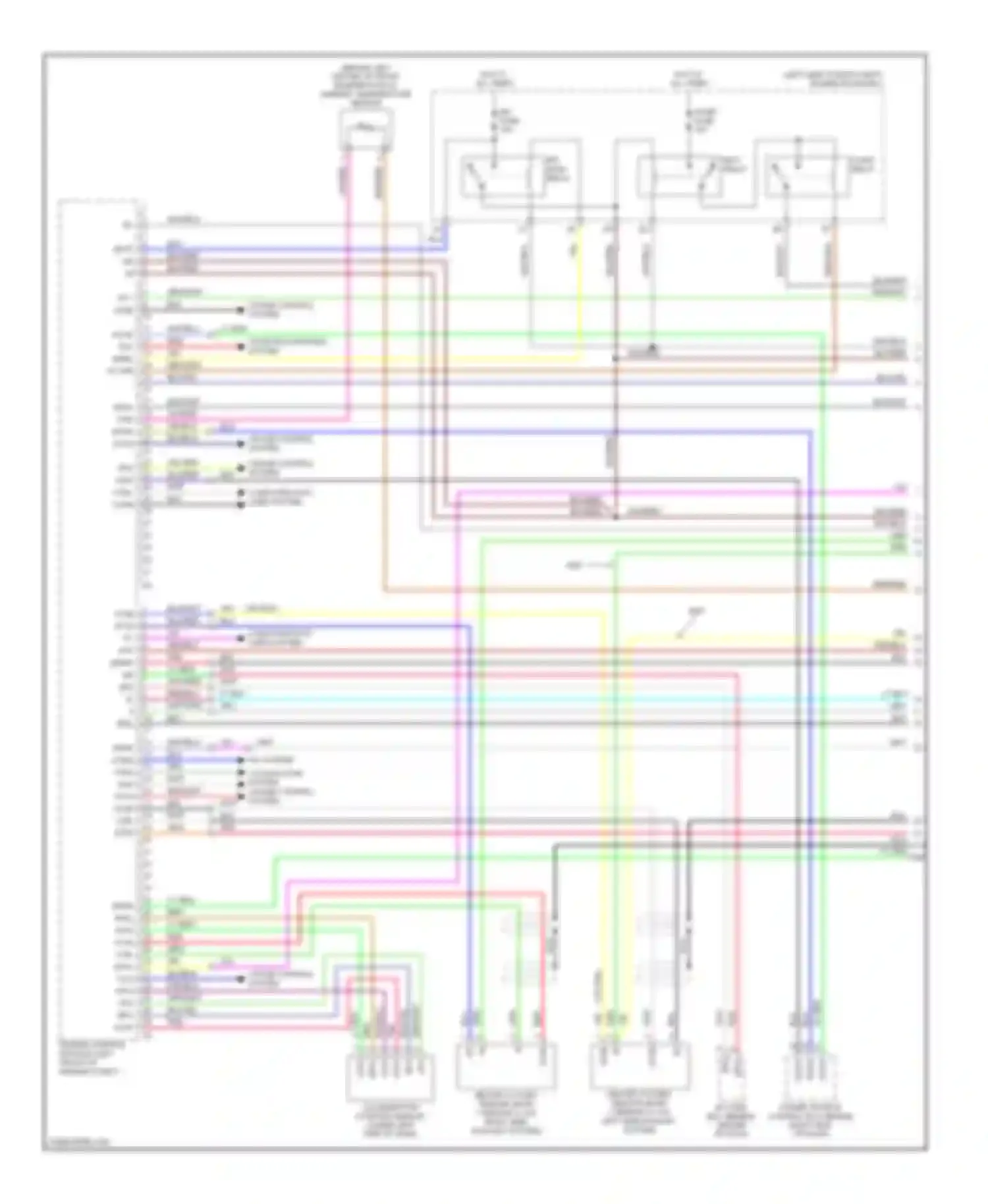 IS Lexus II (2005-2008): Wiring diagram engine performance 2.5l (1 of 8)