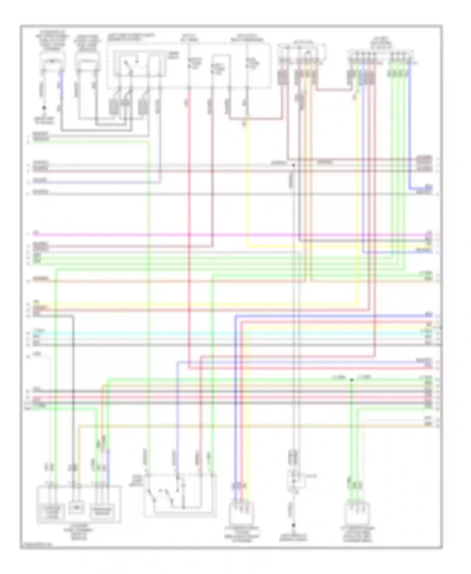 IS Lexus II (2005-2008): Wiring diagram engine performance 2.5l (2 of 8)