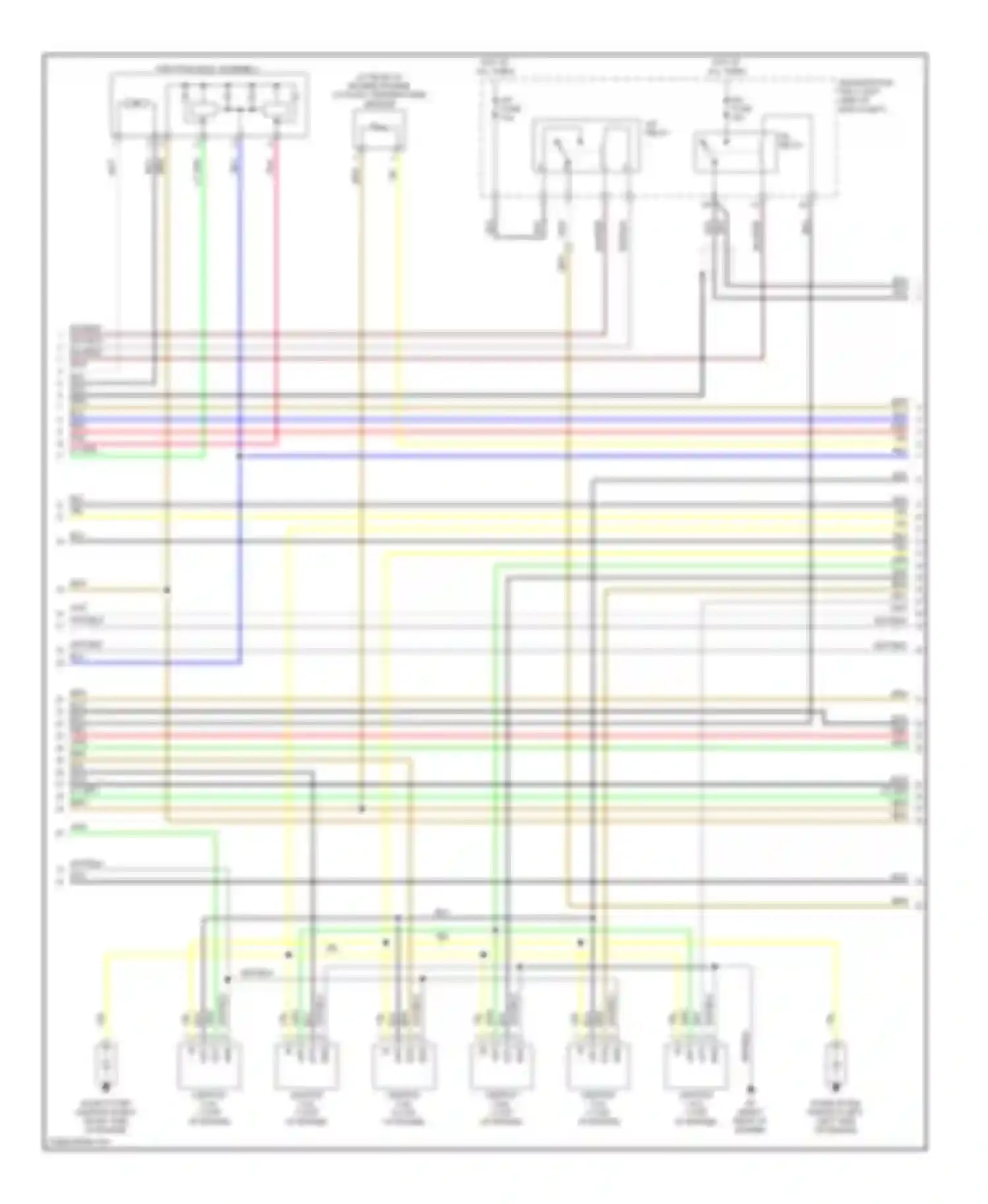 IS Lexus II (2005-2008): Wiring diagram engine performance 2.5l (5 of 8)