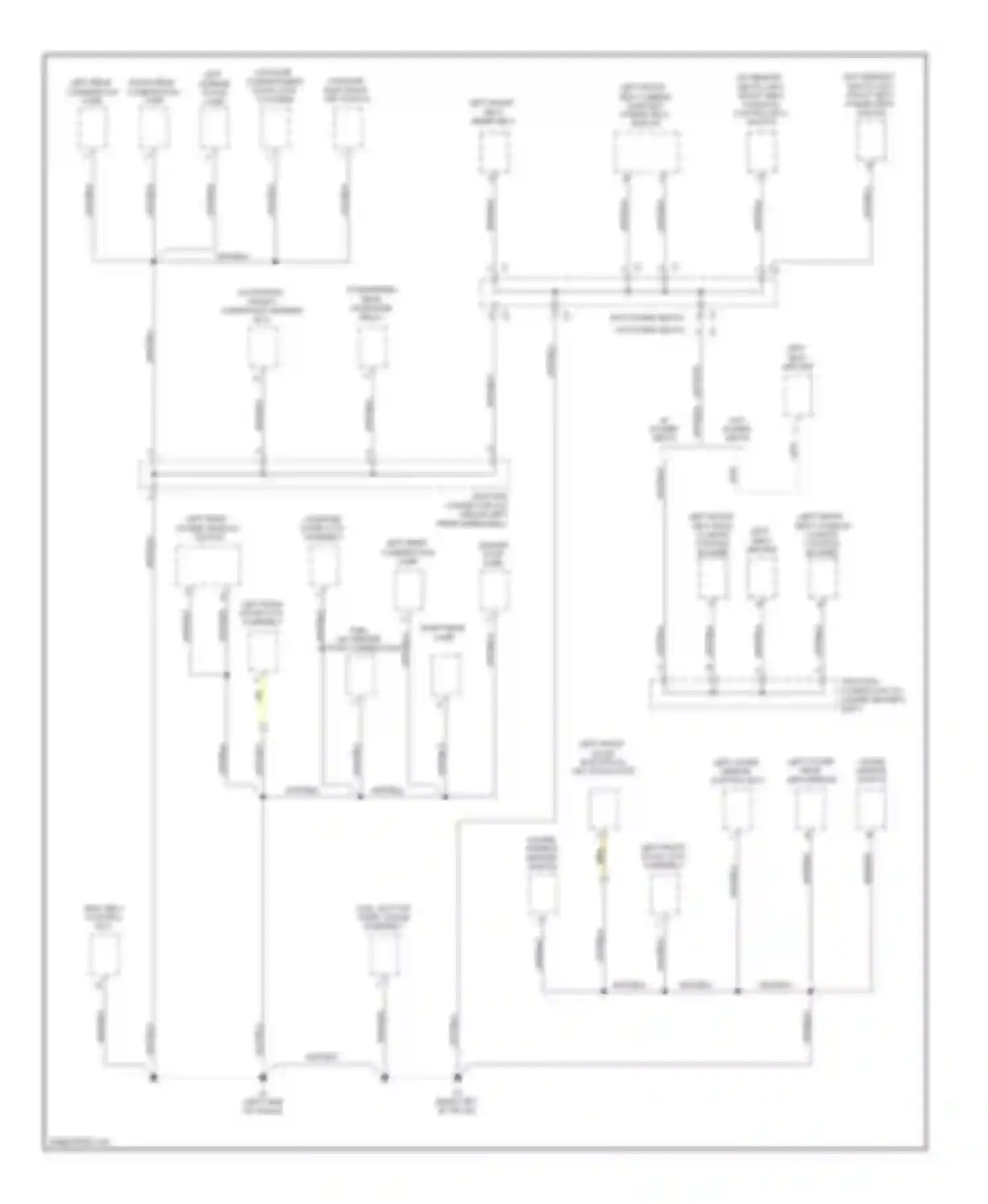 IS Lexus II (2005-2008): Ground distribution circuit (5 of 7)