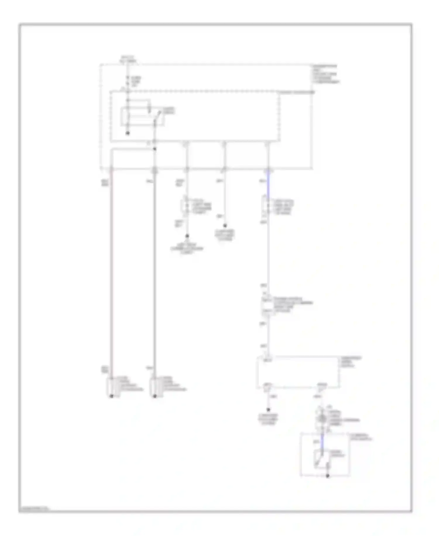 IS Lexus II (2005-2008): Horn circuit