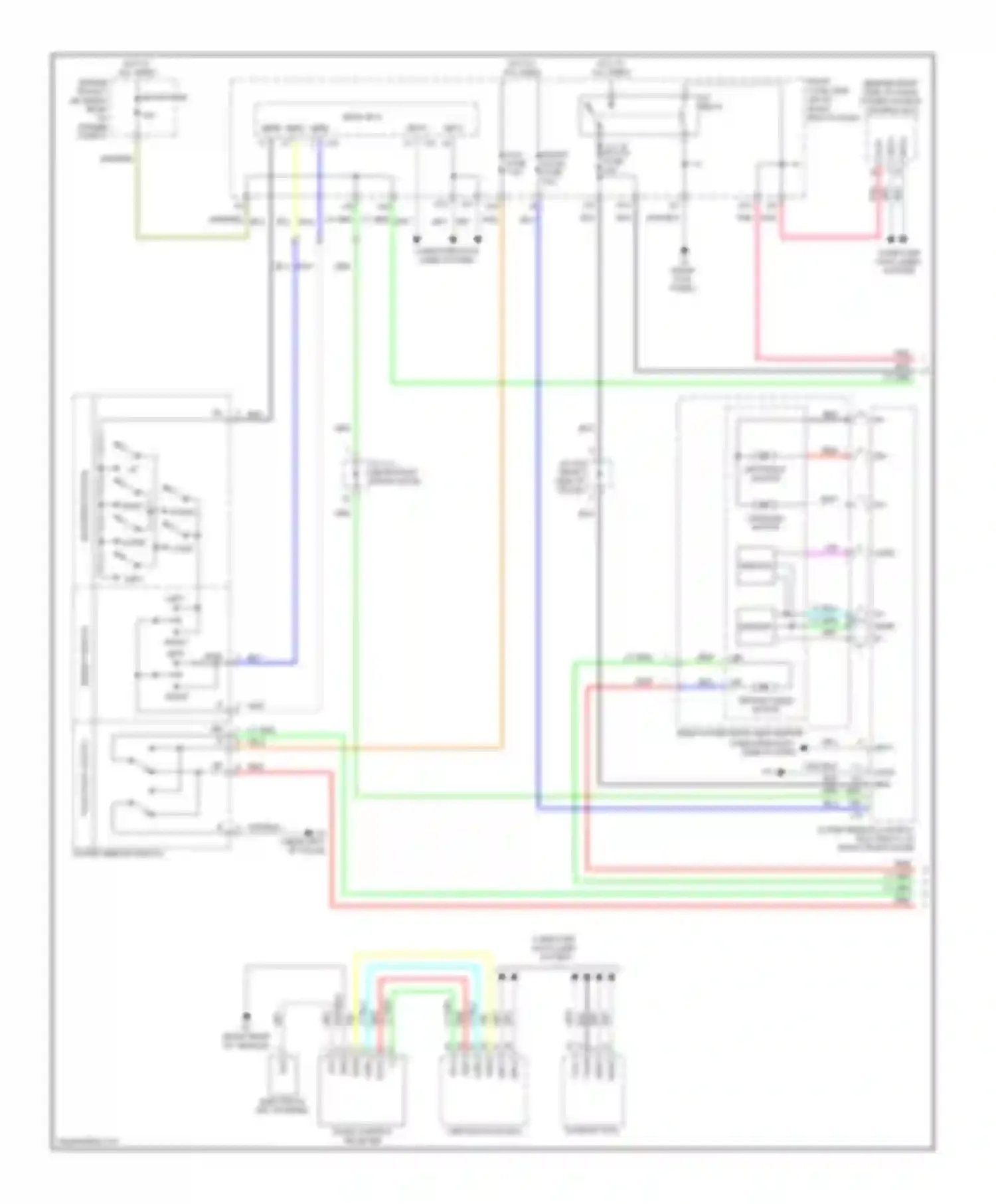 IS Lexus II (2005-2008): Memory mirrors circuit (1 of 2)