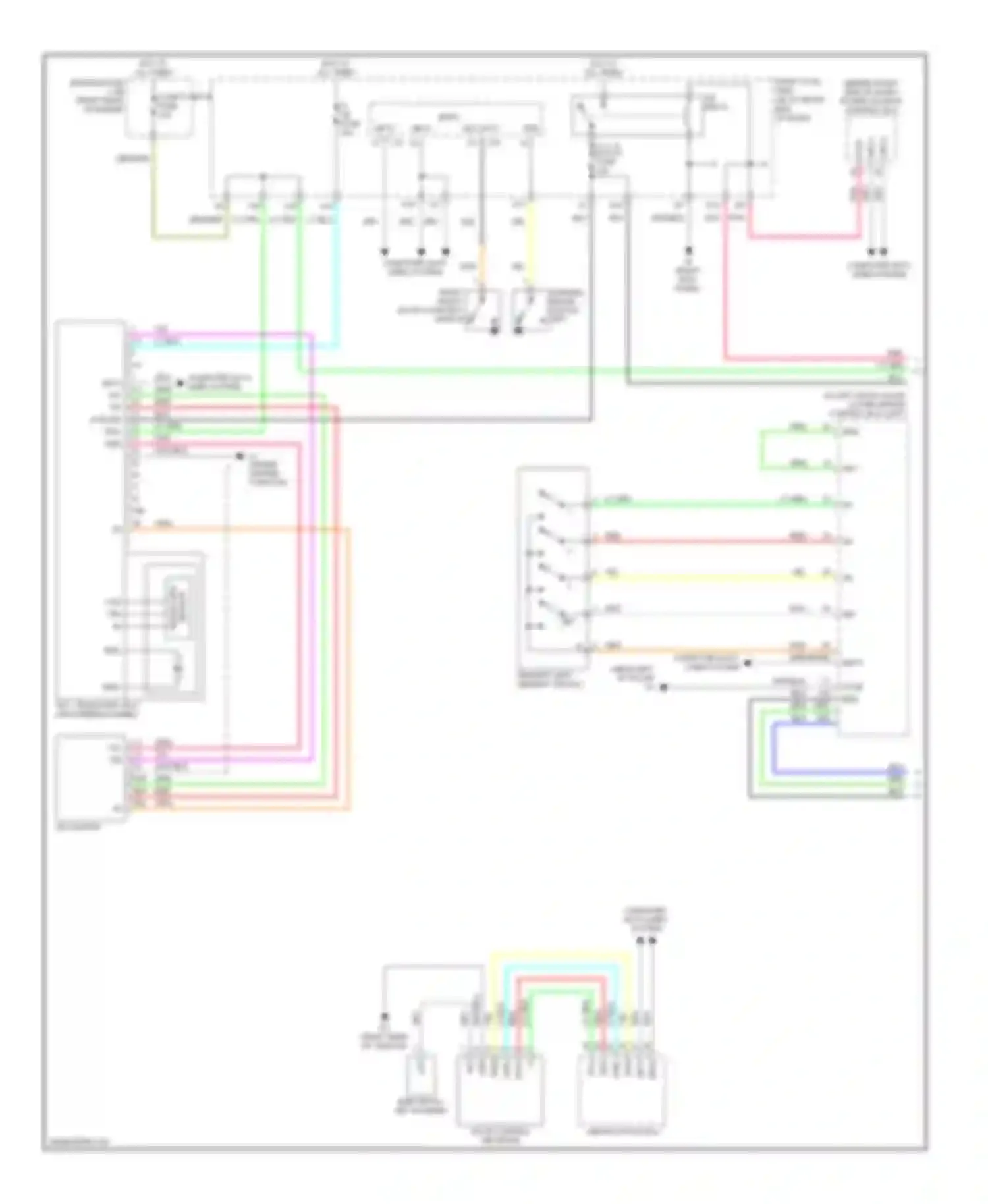 IS Lexus II (2005-2008): Memory power tilt & power telescopic circuit (1 of 2)