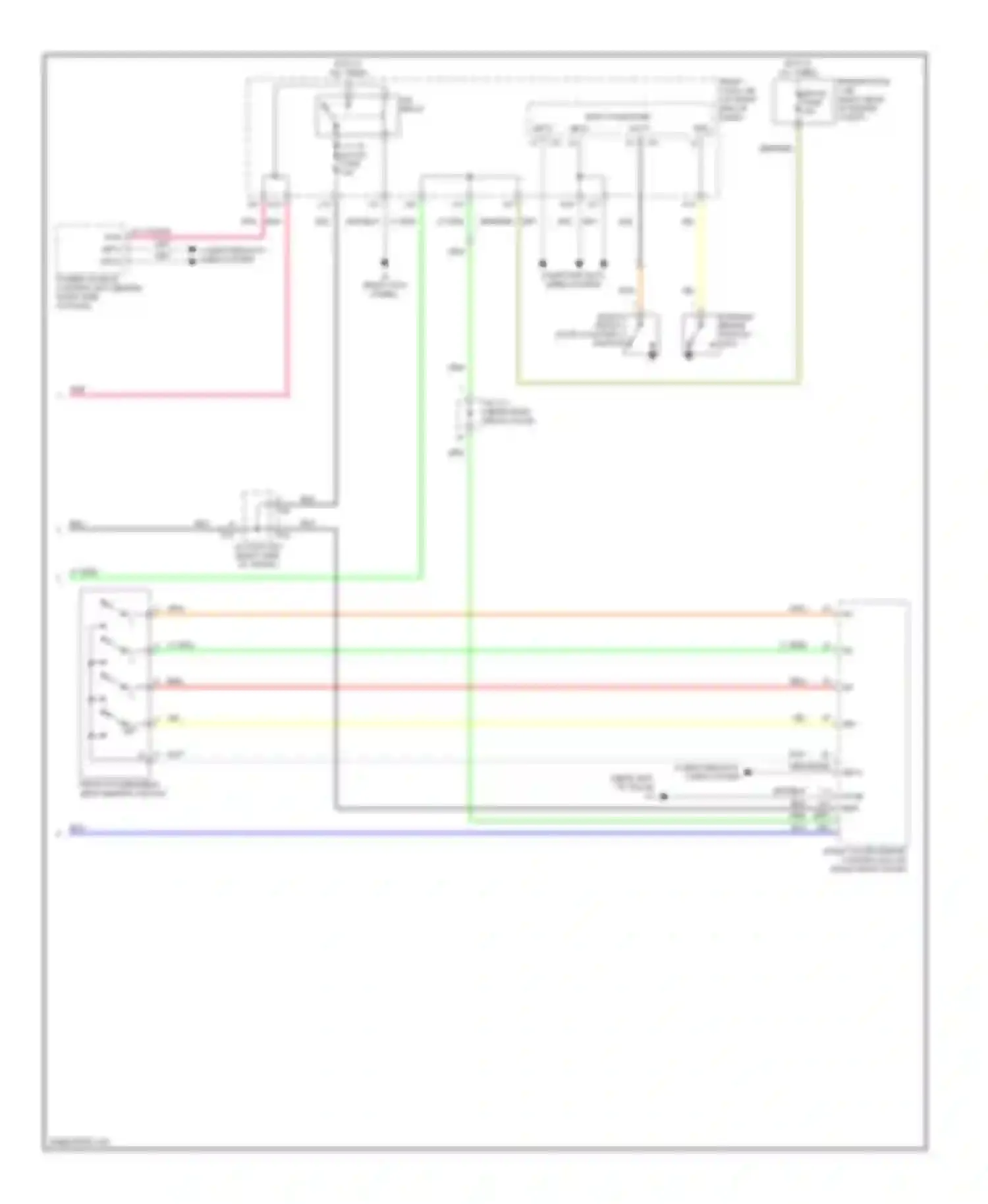 IS Lexus II (2005-2008): Passenger"s memory seat circuit (2 of 2)