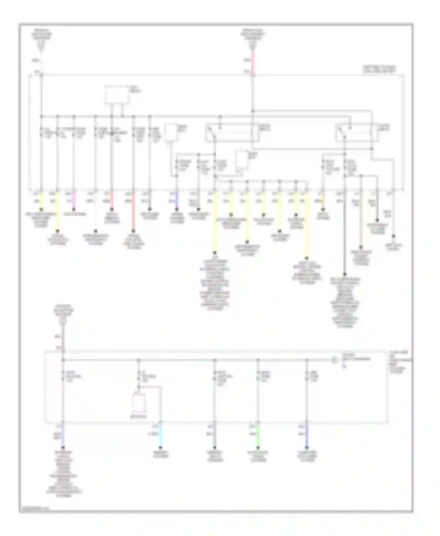 IS Lexus II (2005-2008): Power distribution circuit (4 of 5)