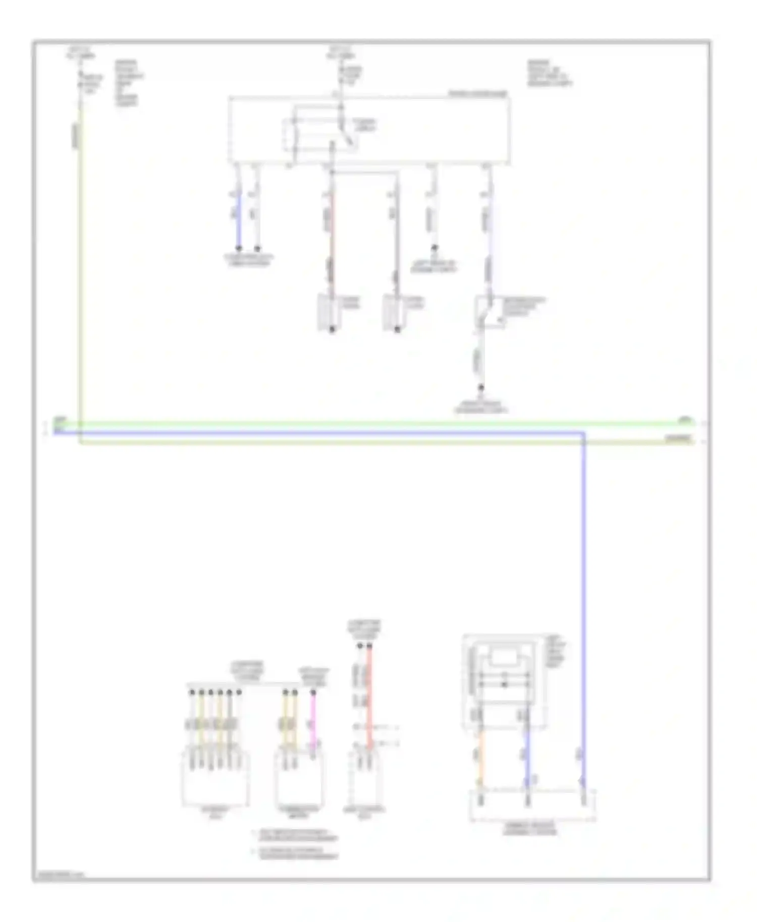 IS Lexus II (2005-2008): Power door locks circuit, with smart key system (4 of 7)