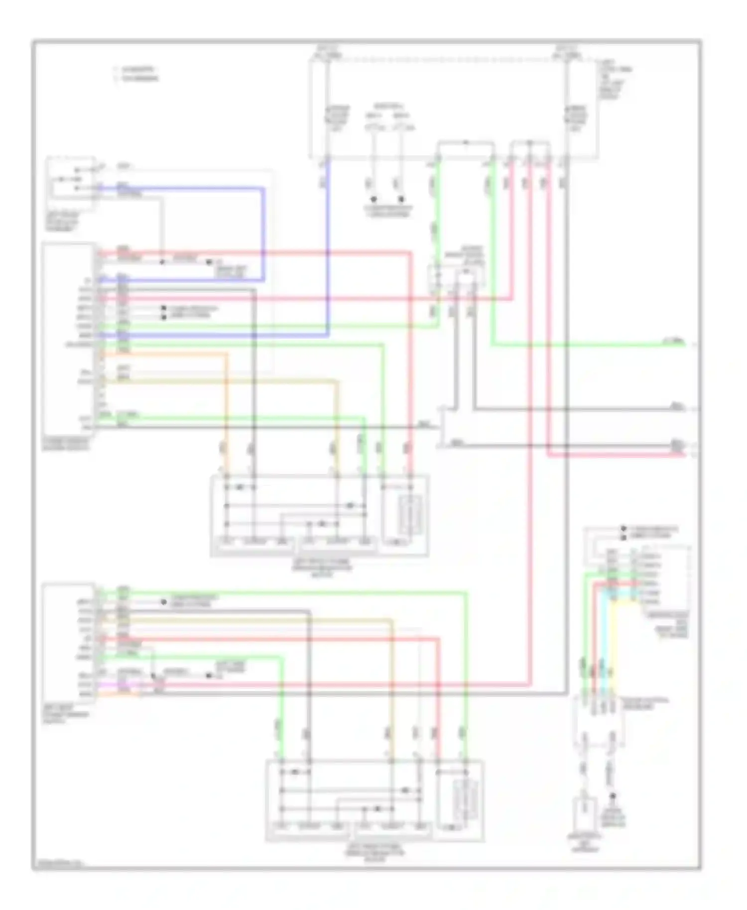 IS Lexus II (2005-2008): Power windows circuit (1 of 2)