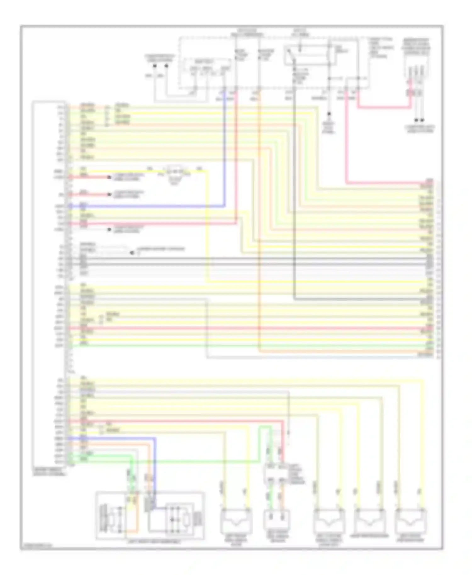 IS Lexus II (2005-2008): Supplemental restraints circuit (1 of 3)