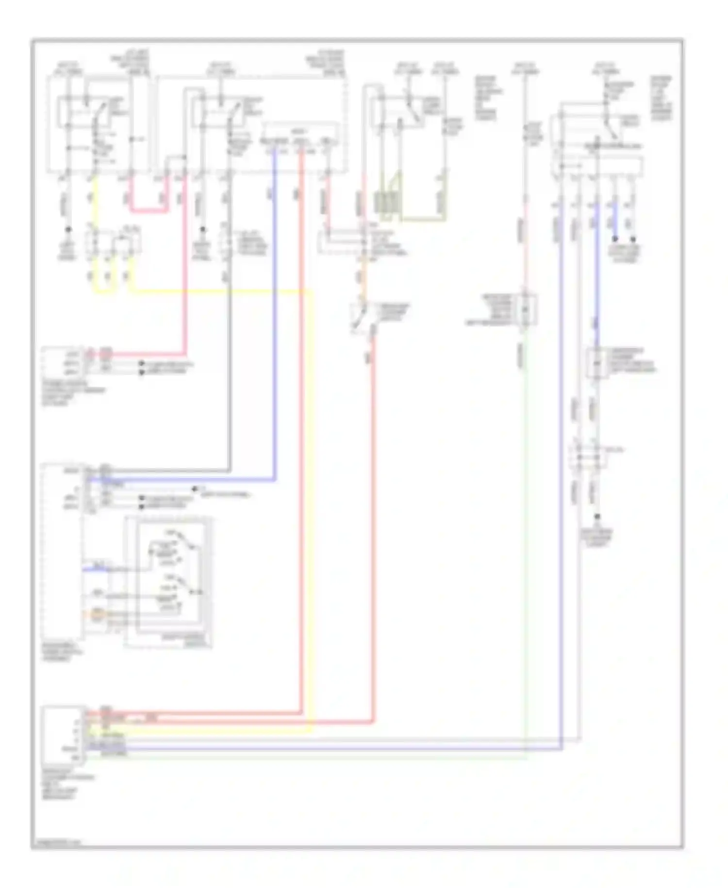 IS Lexus II (2005-2008): Headlamp washer circuit