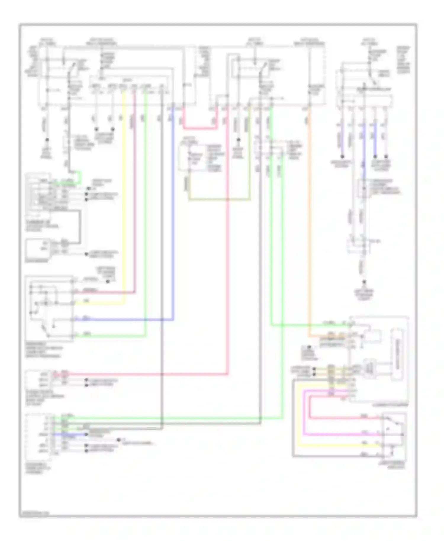 IS Lexus II (2005-2008): Wiper/washer circuit