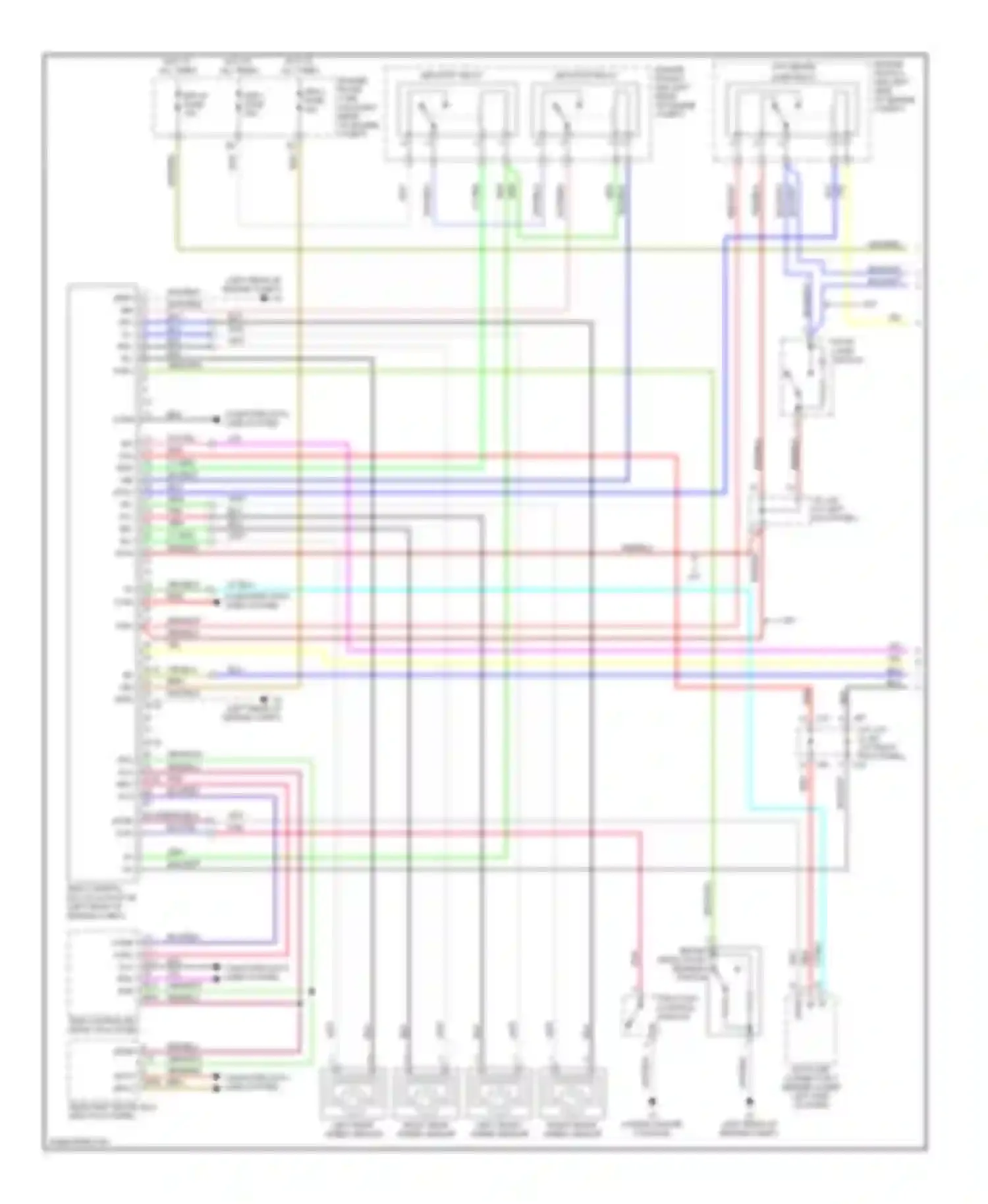 Wiring diagram abs 1 fuse for Lexus IS II (2005-2008) (1 of 2)