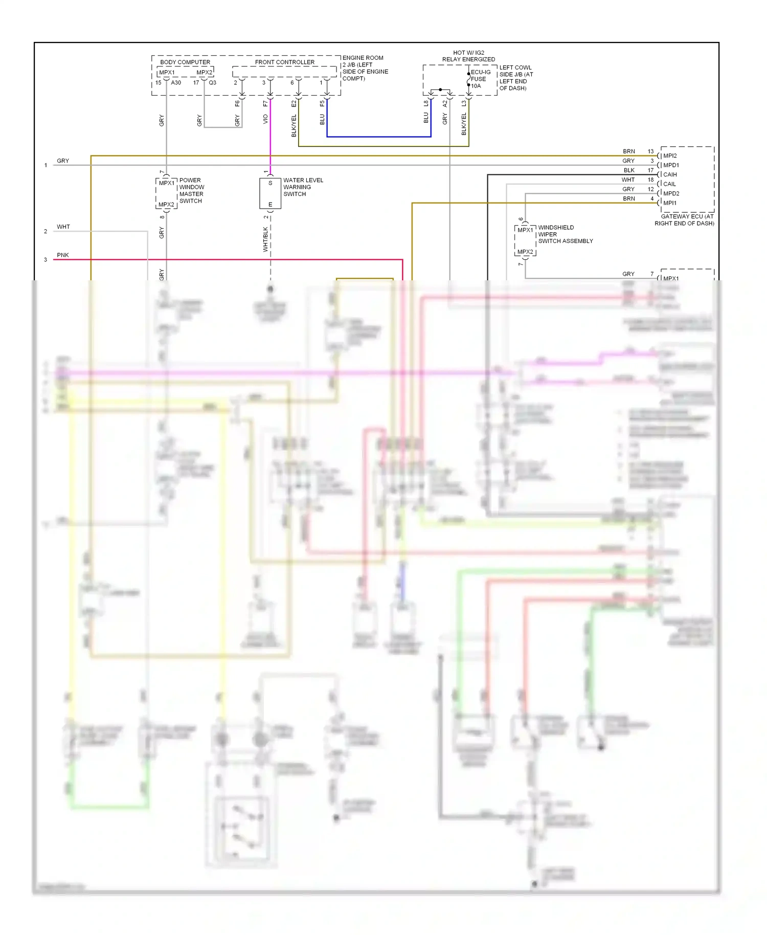 Lexus IS II (2005-2008) blk wiring diagram  (58 of 123)