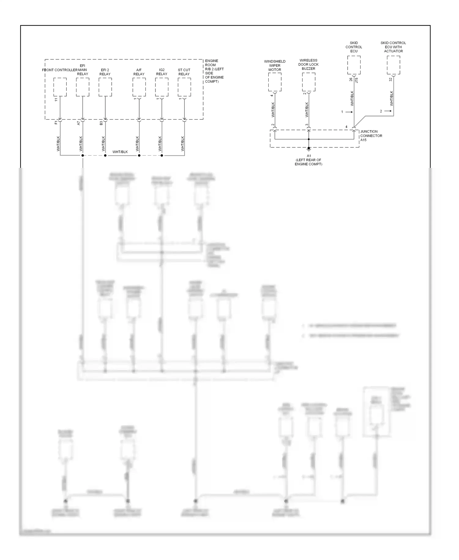 Lexus IS II (2005-2008) brake actuator wiring diagram  (1 of 1)
