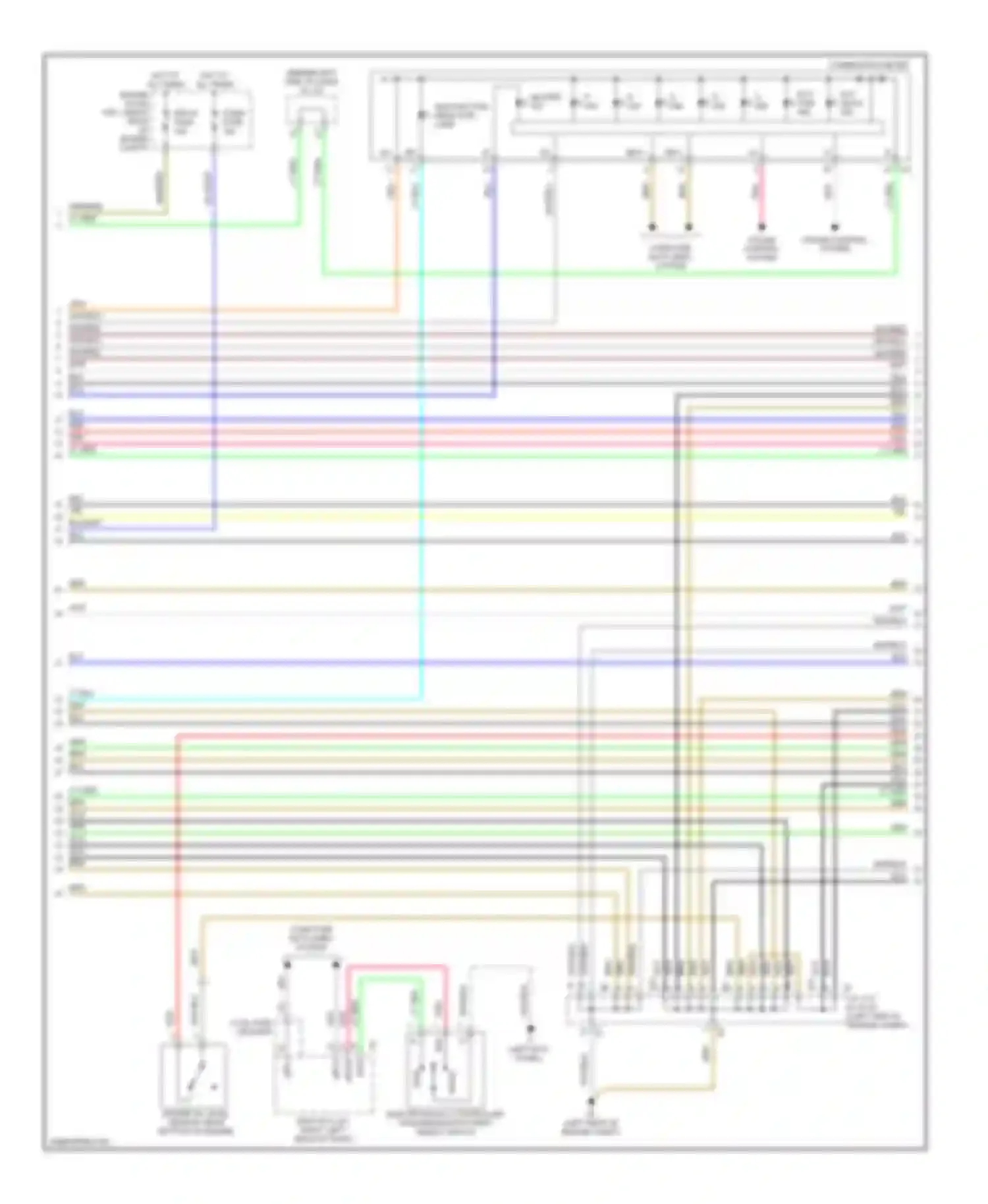 Wiring diagram cruise control system cruise control system for Lexus IS II (2005-2008) (1 of 2)