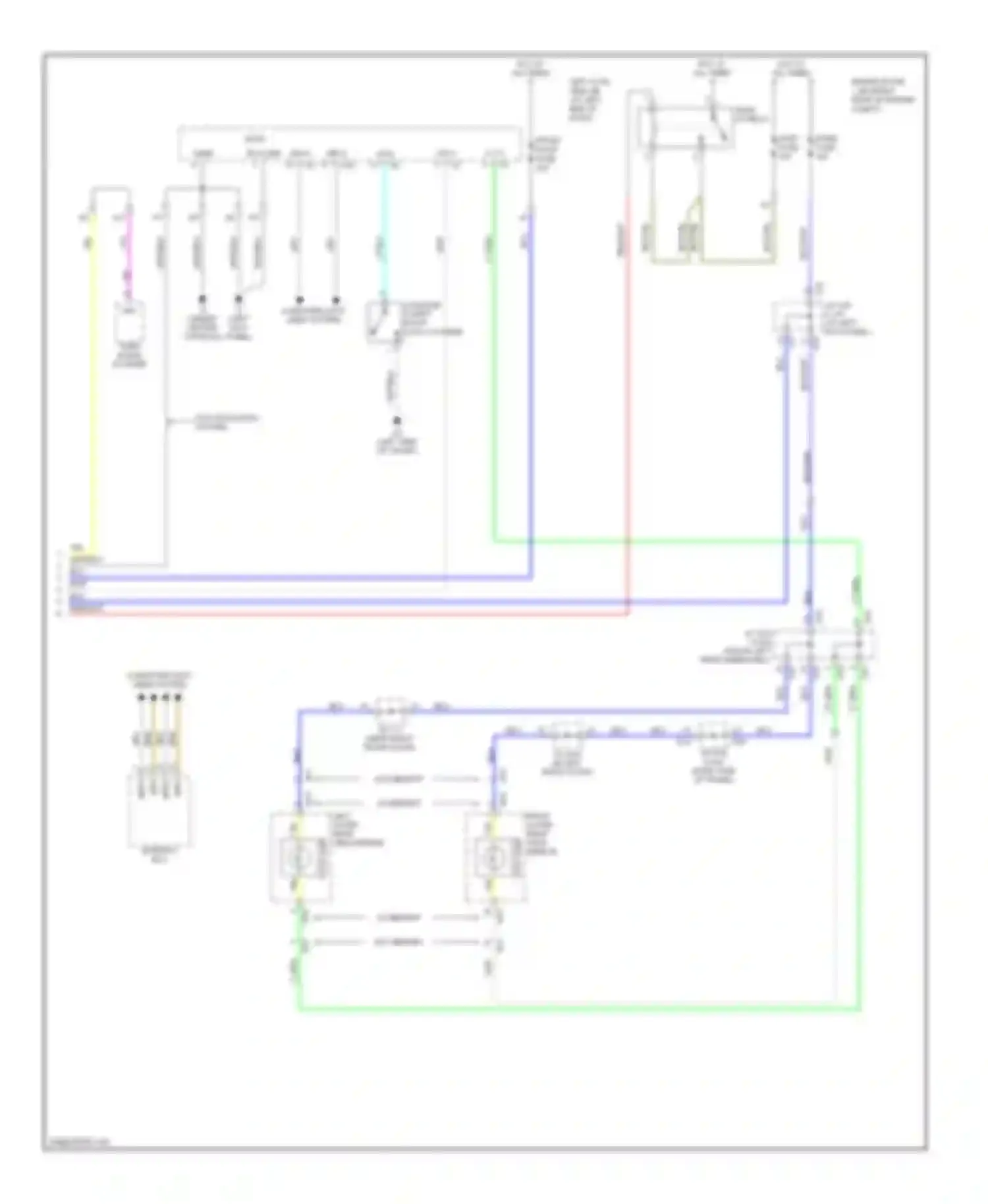 Wiring diagram dome fuse main fuse for Lexus IS II (2005-2008) (1 of 3)