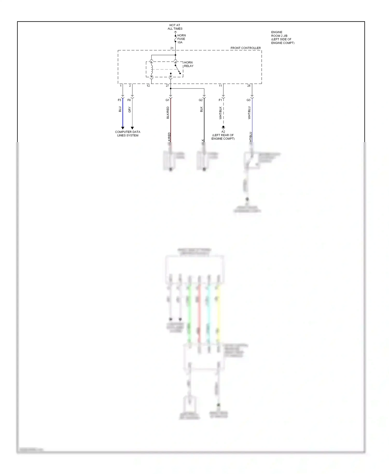 Lexus IS II (2005-2008) electrical key antenna wiring diagram  (1 of 7)