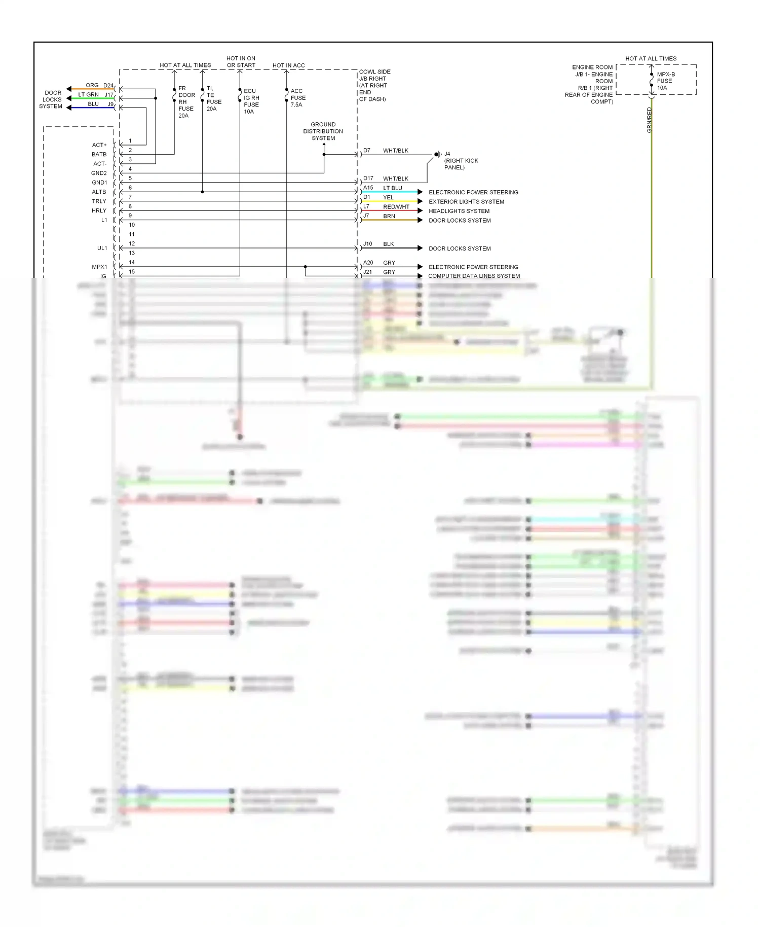 Lexus IS II (2005-2008) gry wiring diagram  (16 of 102)
