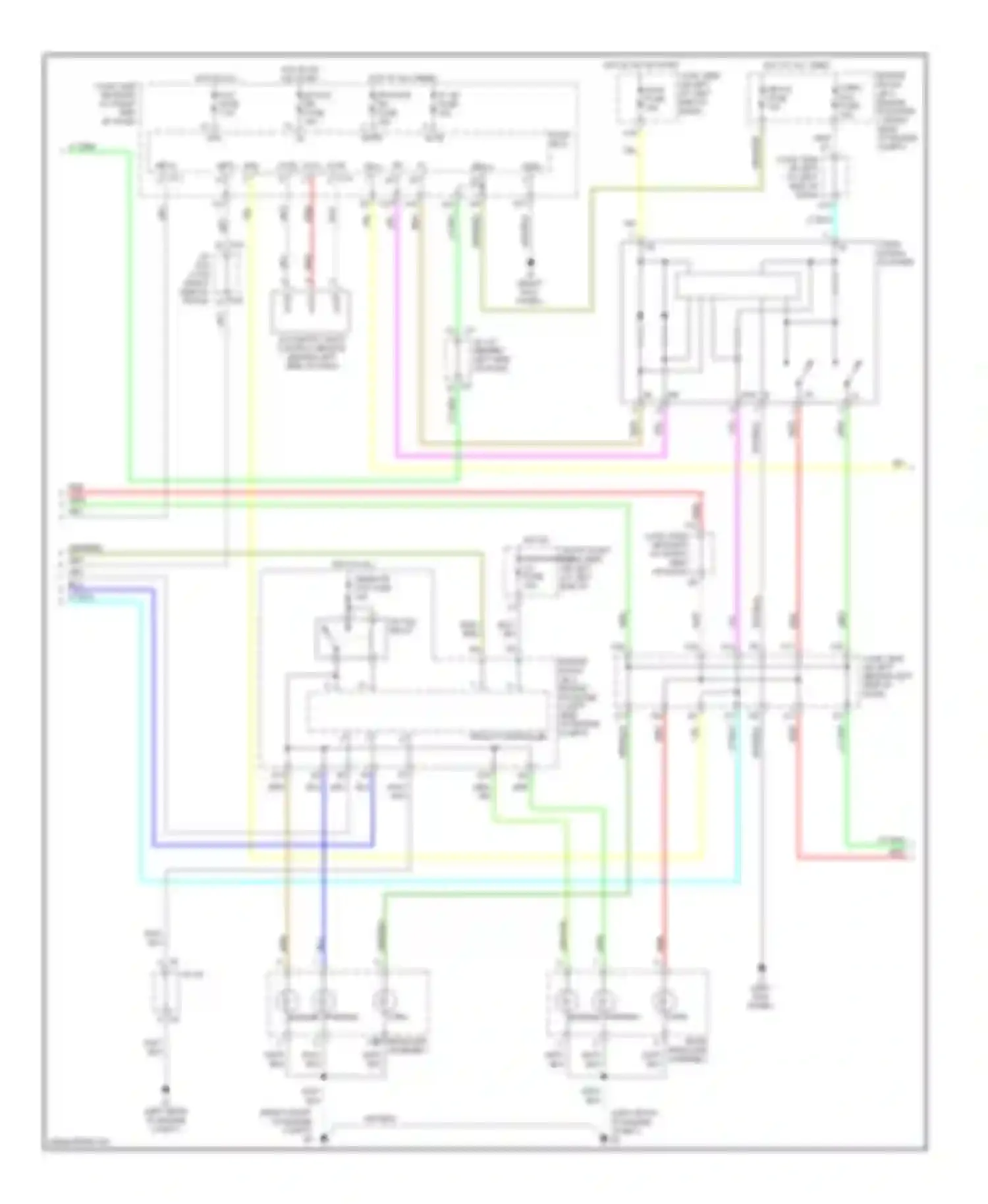 Wiring diagram hot in on or start for Lexus IS II (2005-2008) (6 of 11)