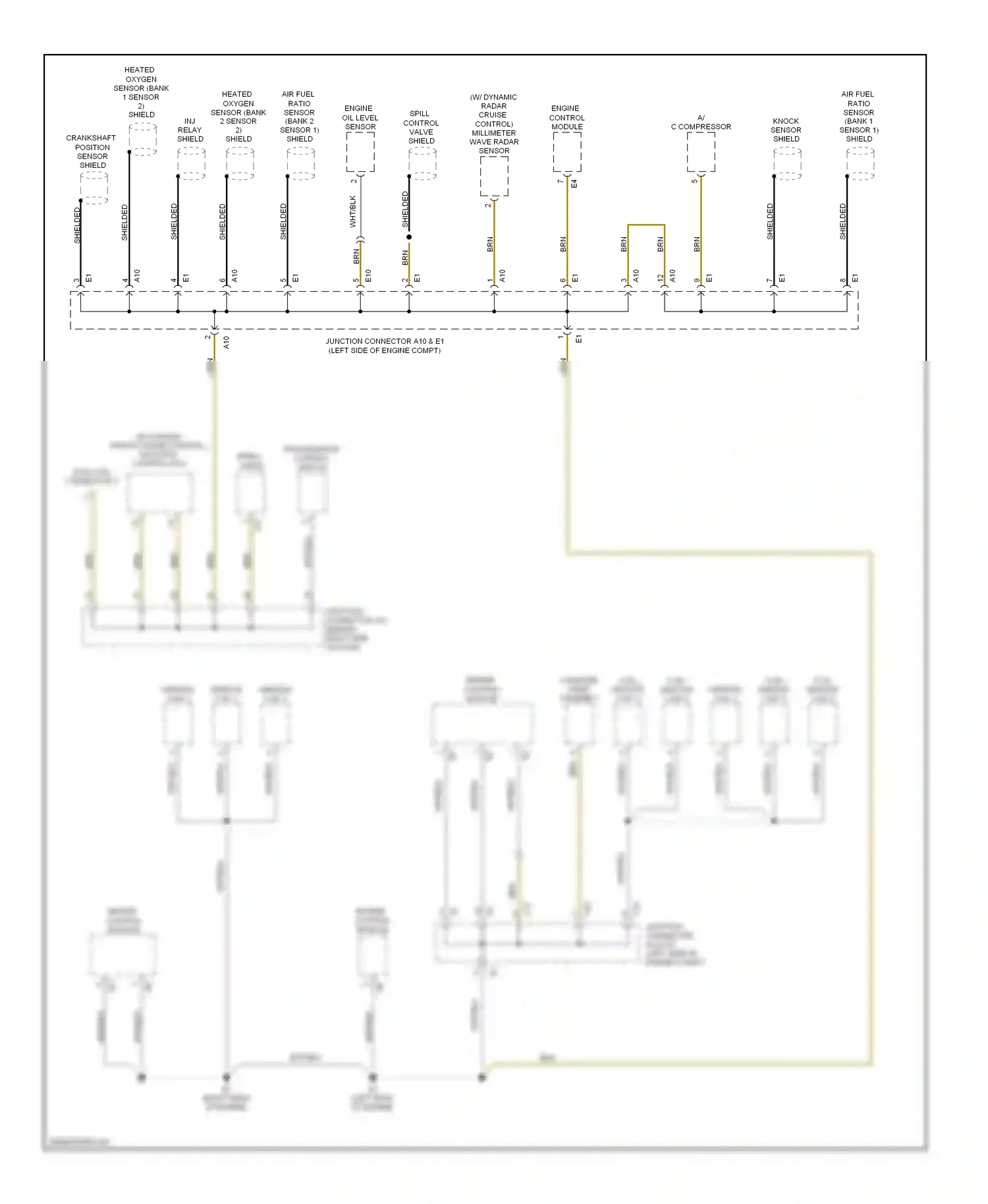 Lexus IS II (2005-2008) ignition coil 1 wiring diagram  (1 of 1)