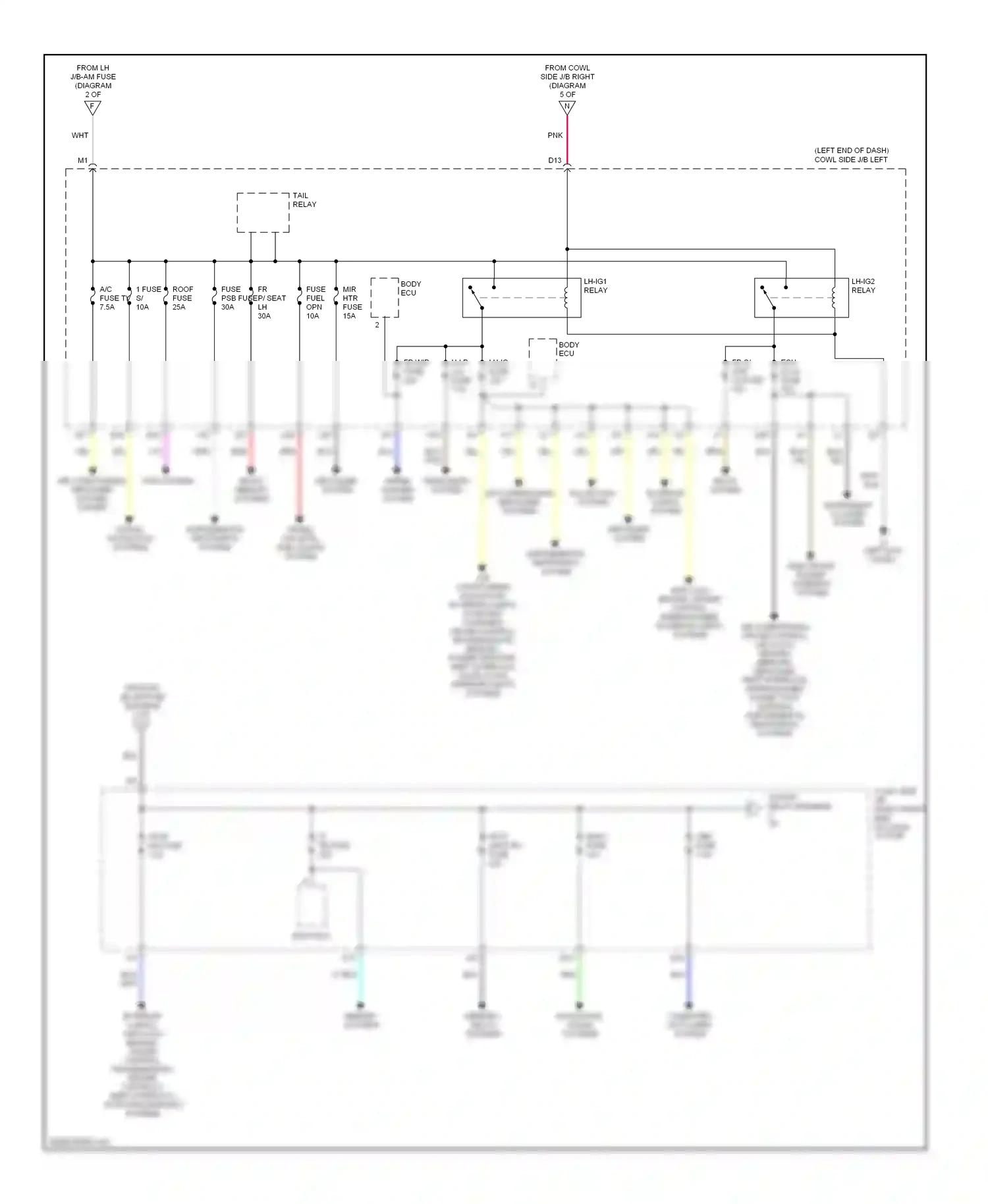 Lexus IS II (2005-2008) lt blu wiring diagram  (42 of 69)