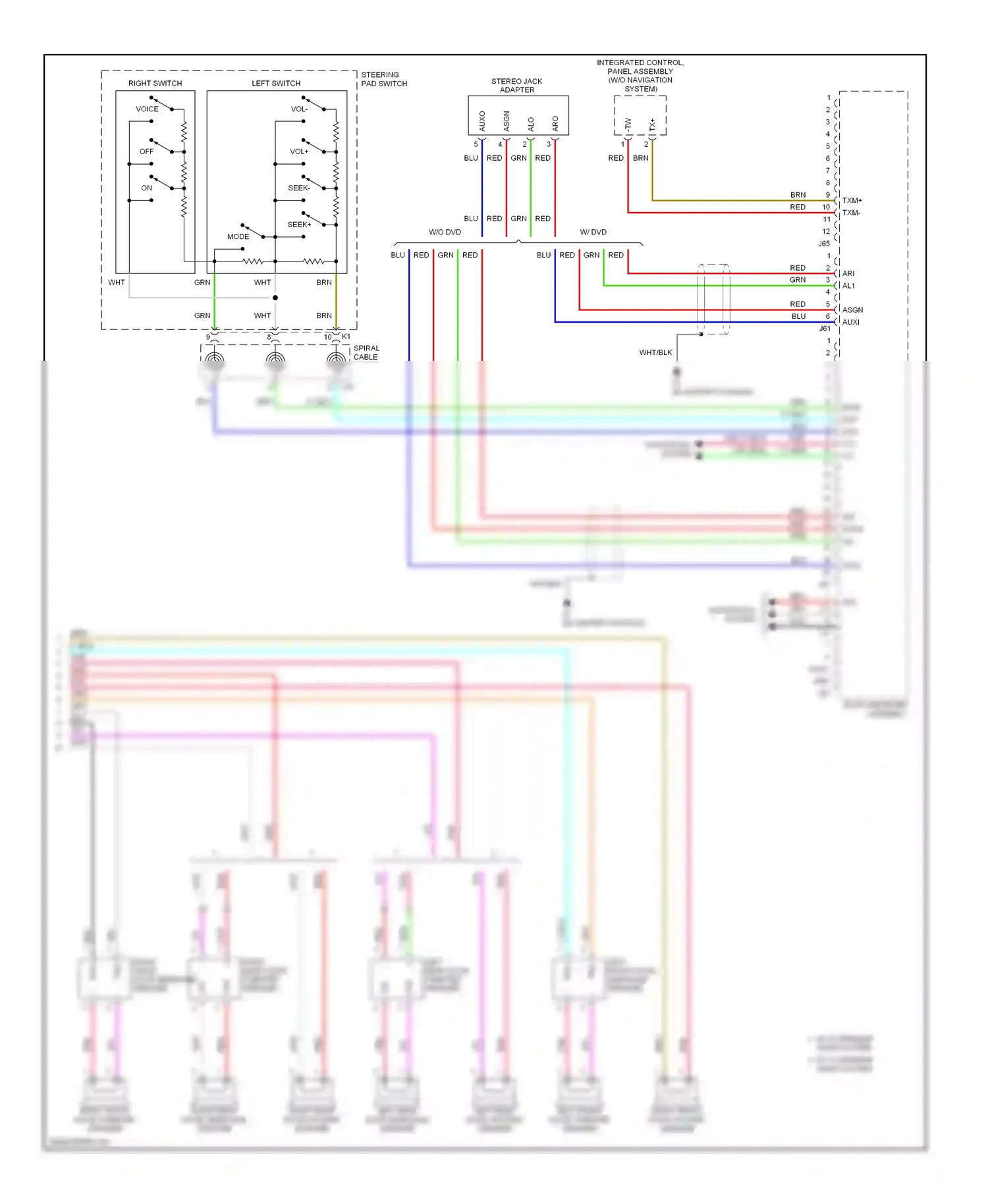 Lexus IS II (2005-2008) mode wiring diagram  (3 of 3)