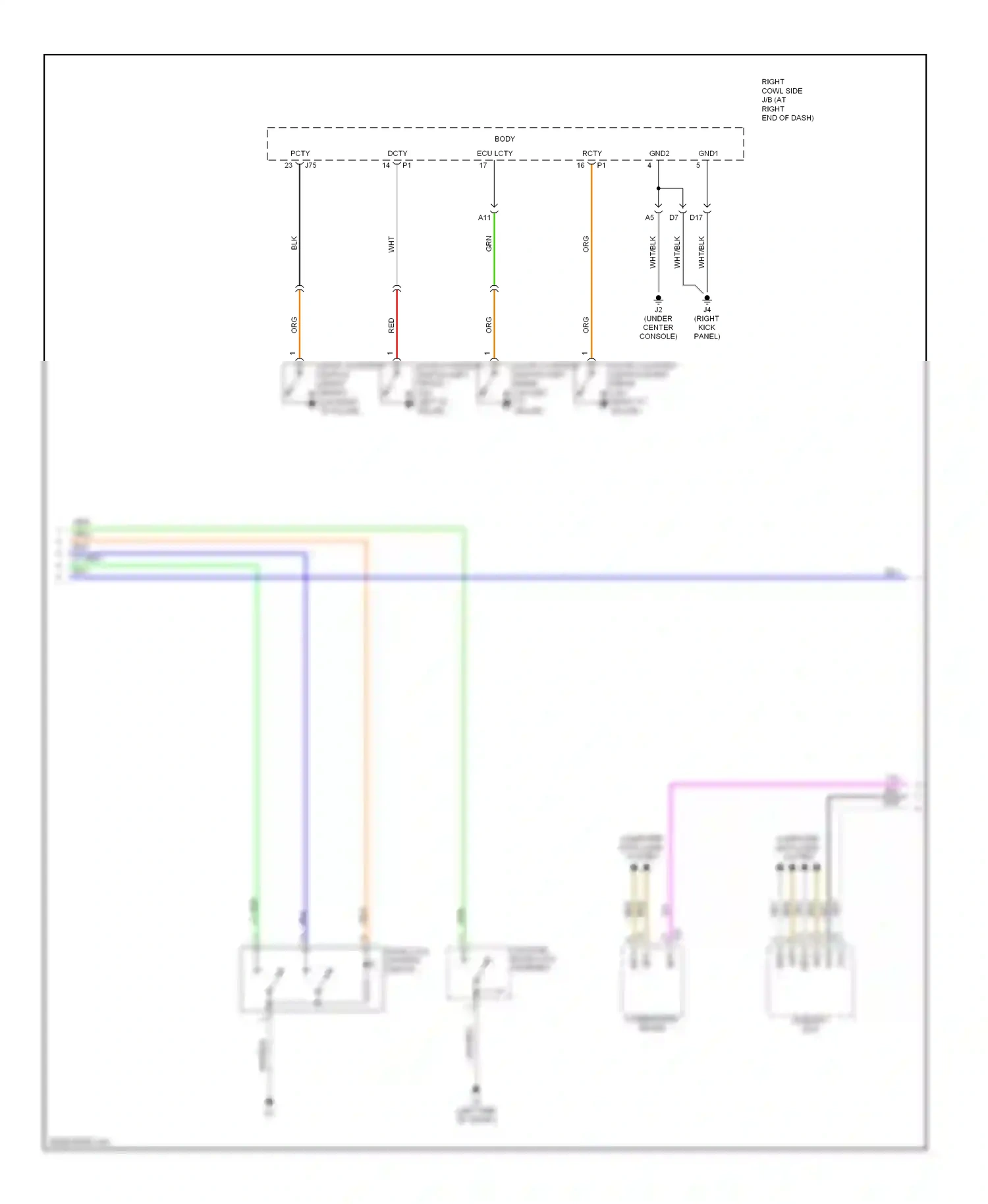 Lexus IS II (2005-2008) mpx wiring diagram  (16 of 18)