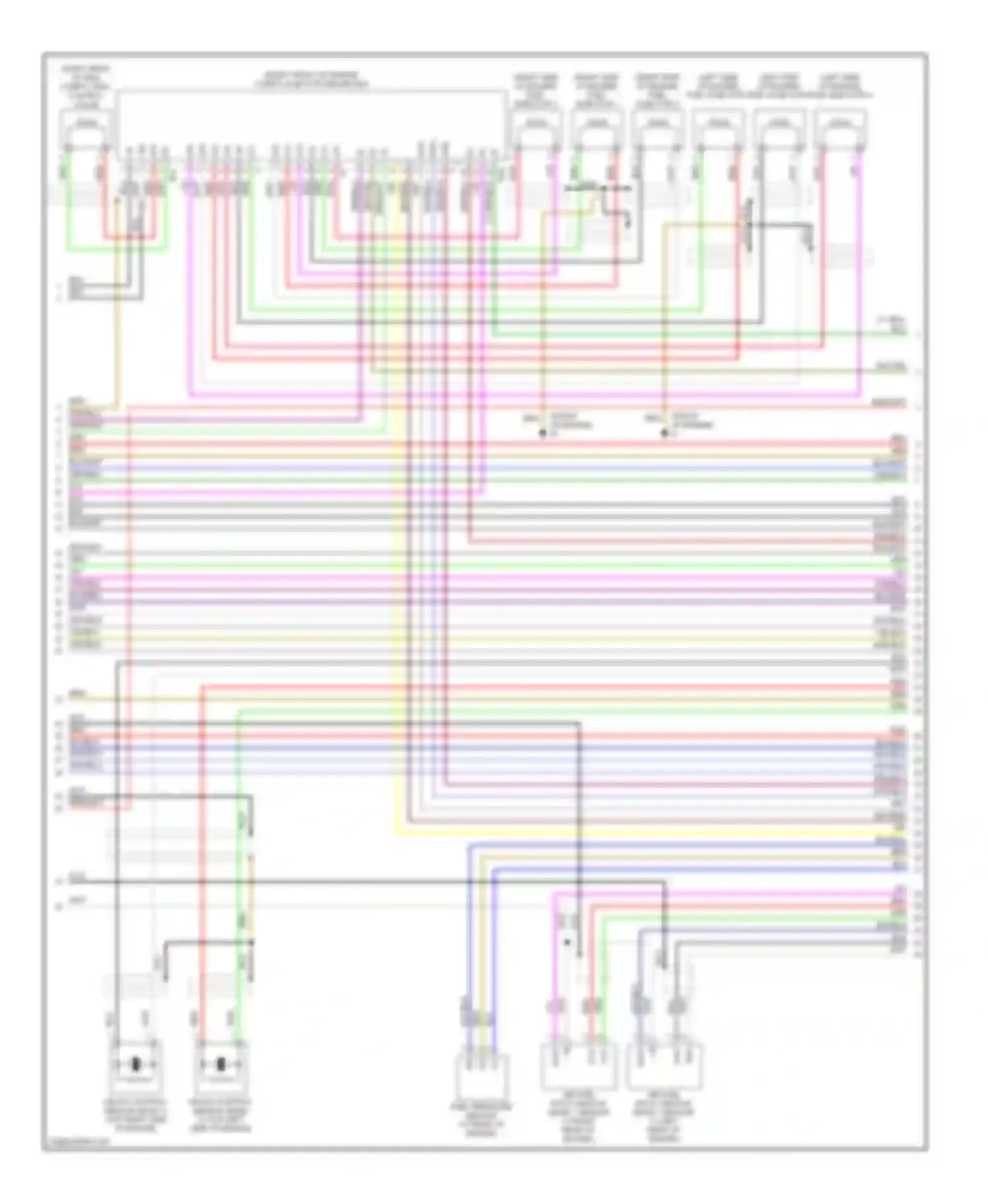 Wiring diagram red/blu for Lexus IS II (2005-2008) (15 of 16)