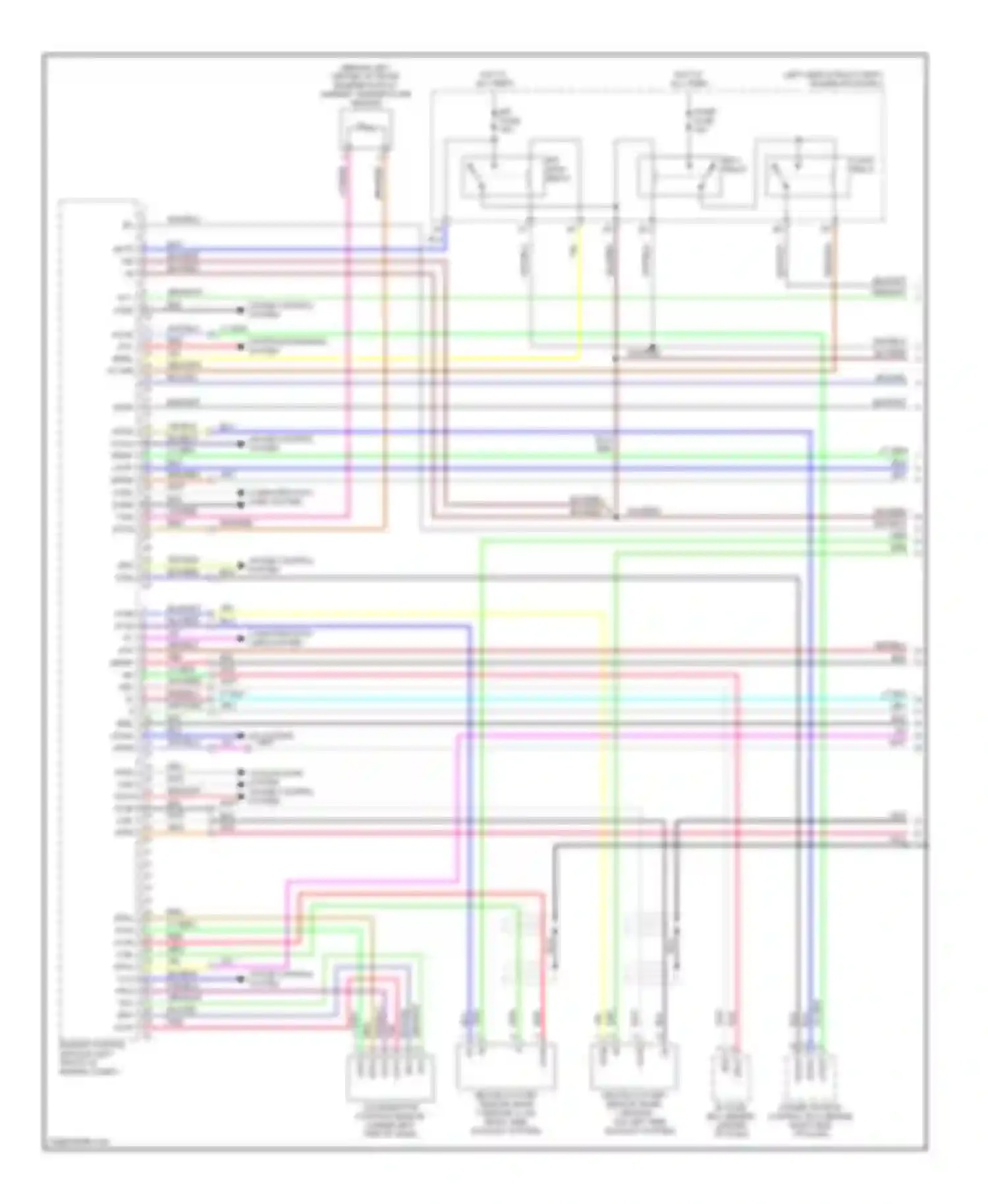 Wiring diagram spd ksw for Lexus IS II (2005-2008) (1 of 1)
