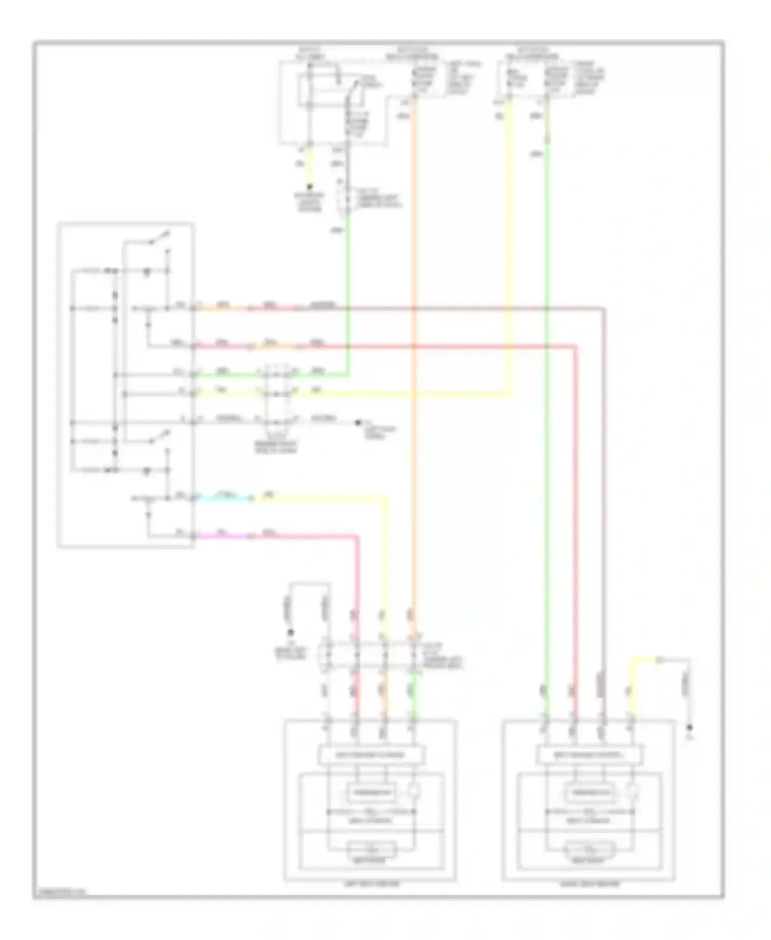 Wiring diagram thr+ for Lexus IS II (2005-2008) (2 of 2)