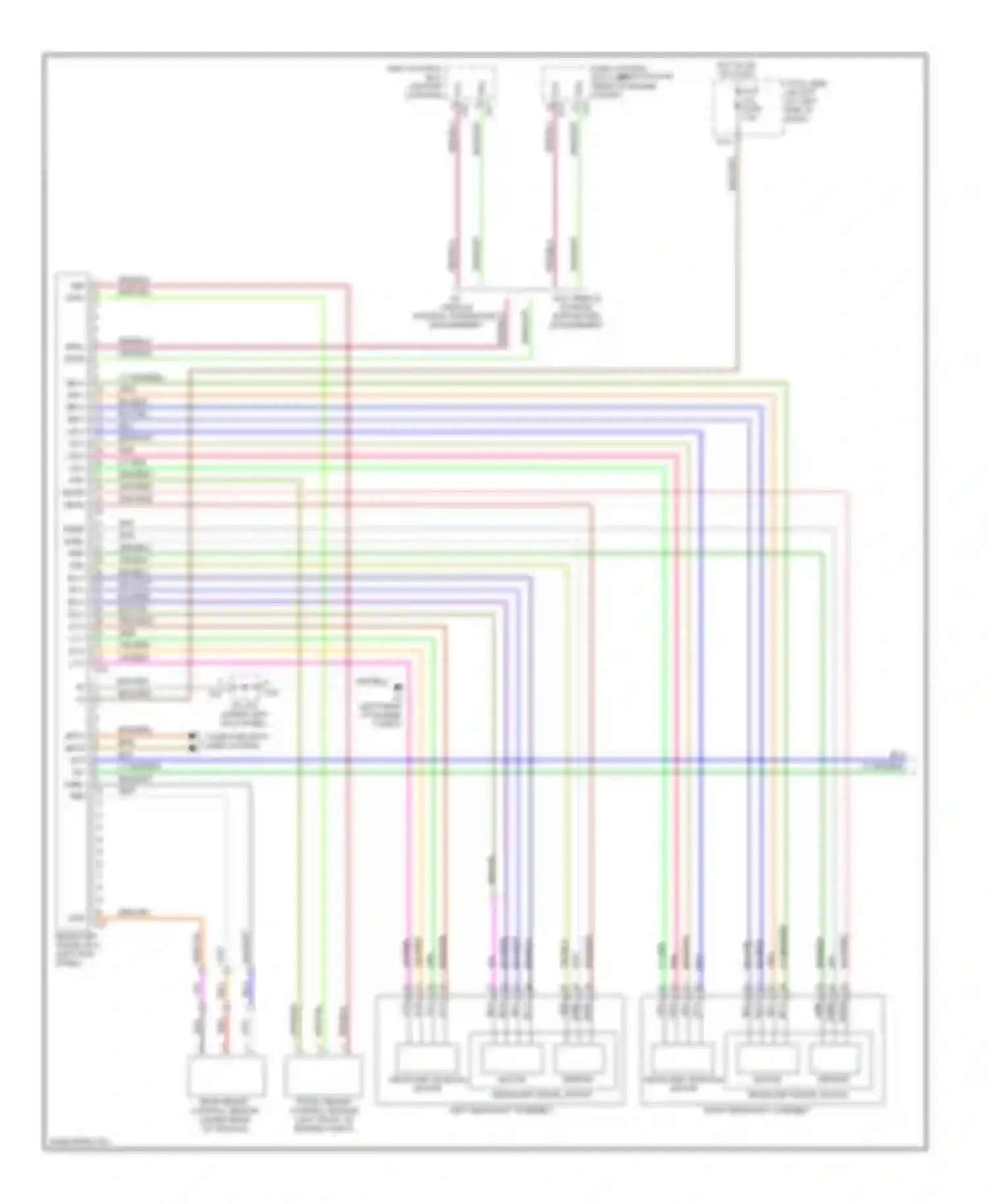 Wiring diagram w/o vehicle dynamic integrated management for Lexus IS II (2005-2008) (1 of 1)