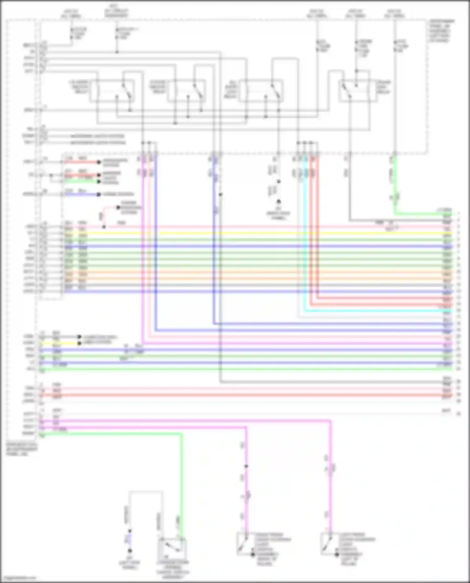 IS Lexus III facelift 2 (2020-2024): Forced entry circuit (1 of 7)