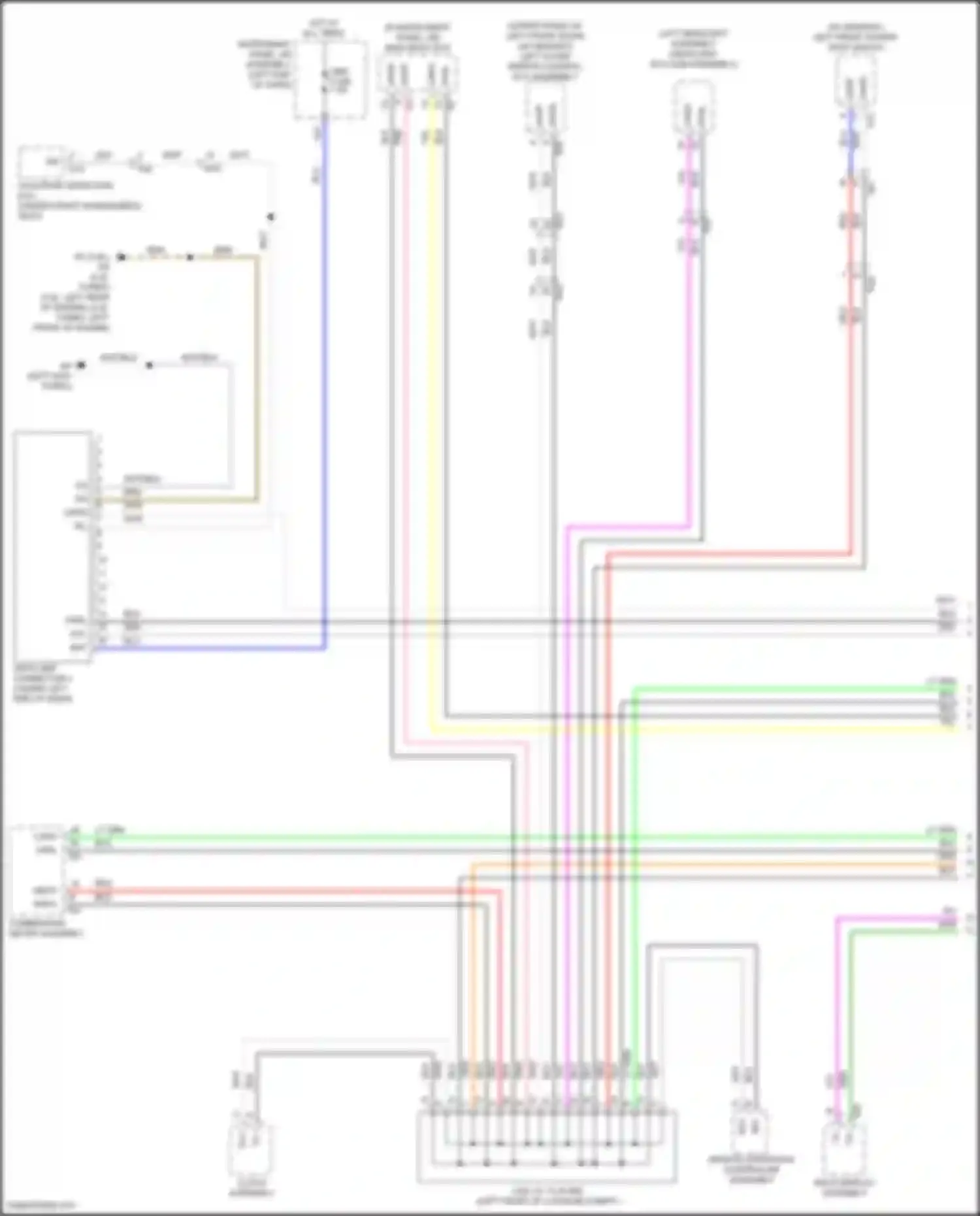IS Lexus III facelift 2 (2020-2024): Computer data lines circuit (1 of 4)