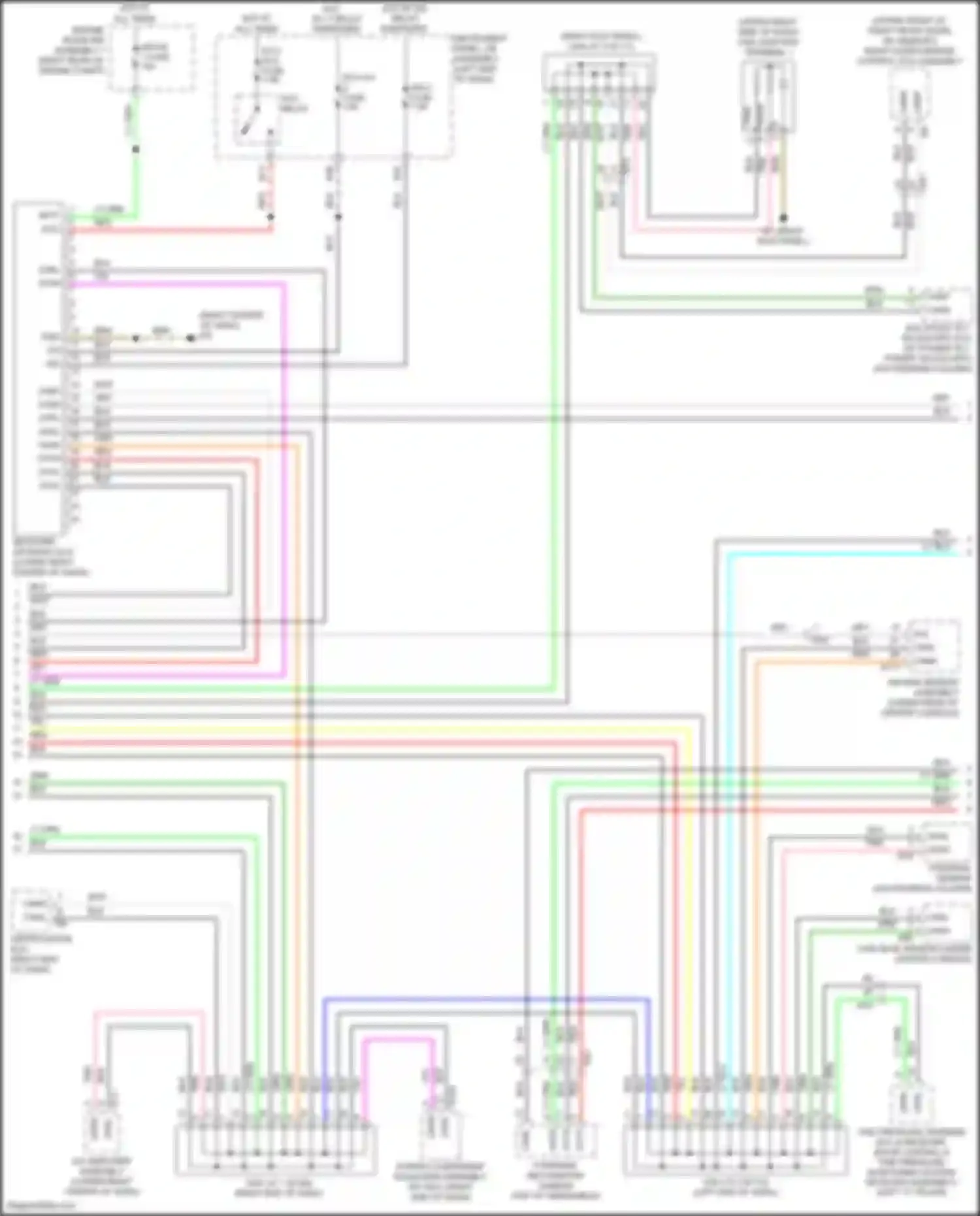 IS Lexus III facelift 2 (2020-2024): Computer data lines circuit (3 of 4)