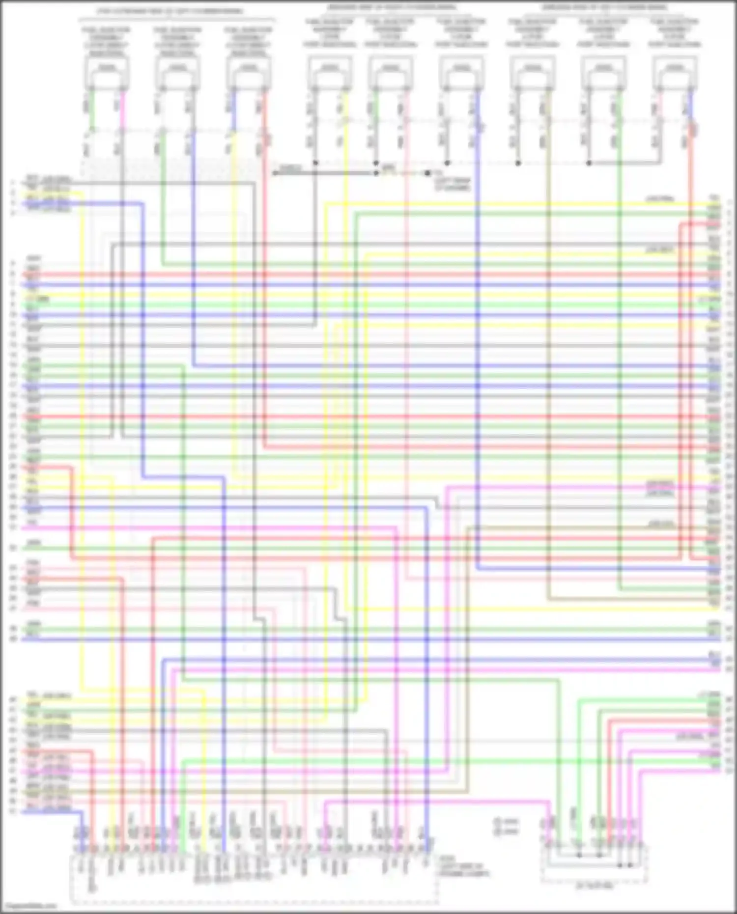 IS Lexus III facelift 2 (2020-2024): Wiring diagram engine performance 3.5l (10 of 11)