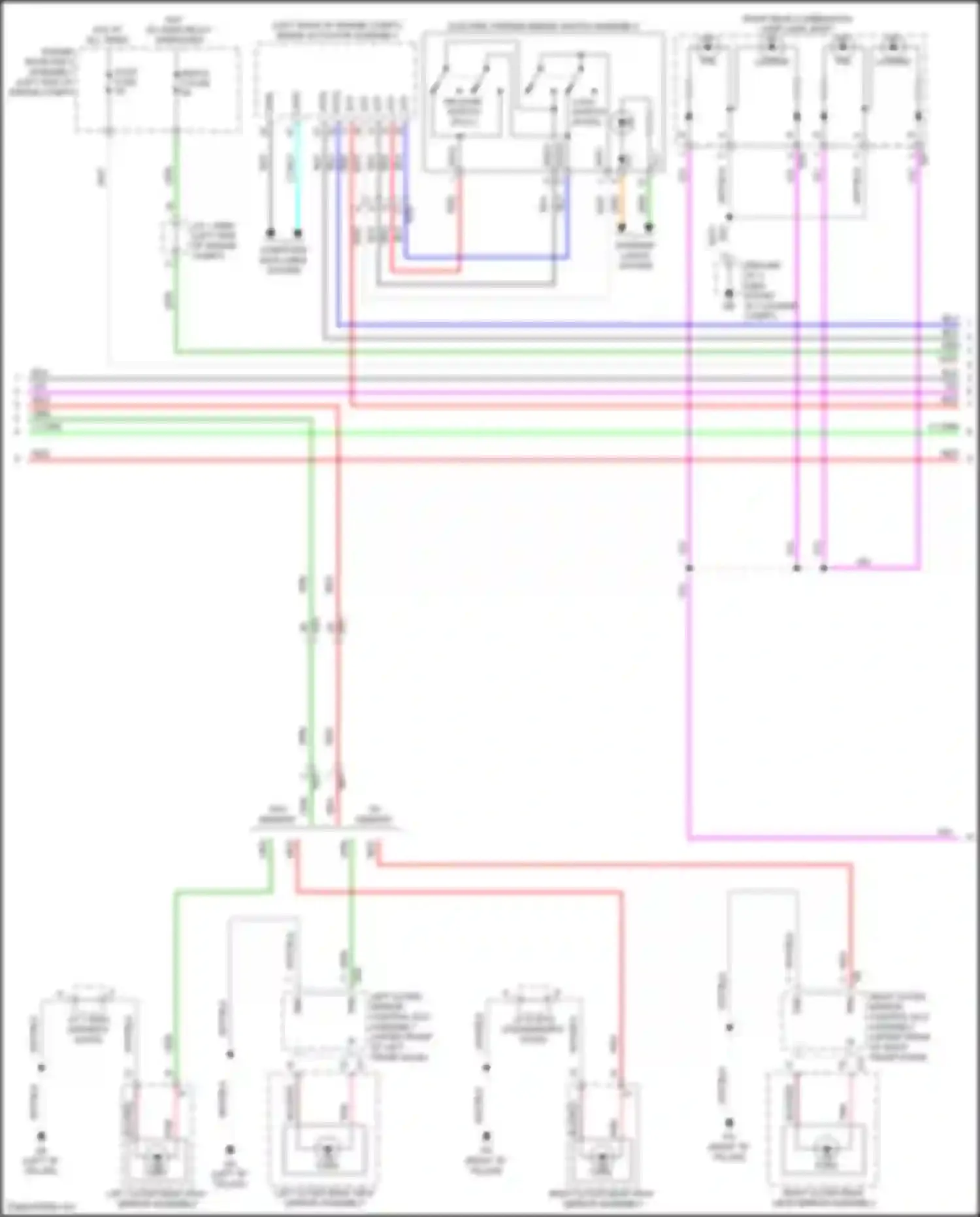 IS Lexus III facelift 2 (2020-2024): Exterior lamps circuit (3 of 4)