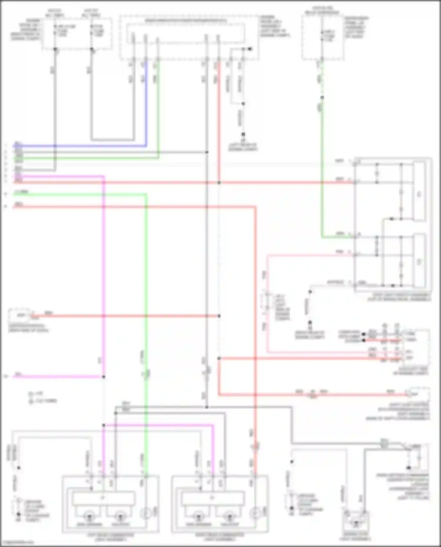 IS Lexus III facelift 2 (2020-2024): Exterior lamps circuit (4 of 4)