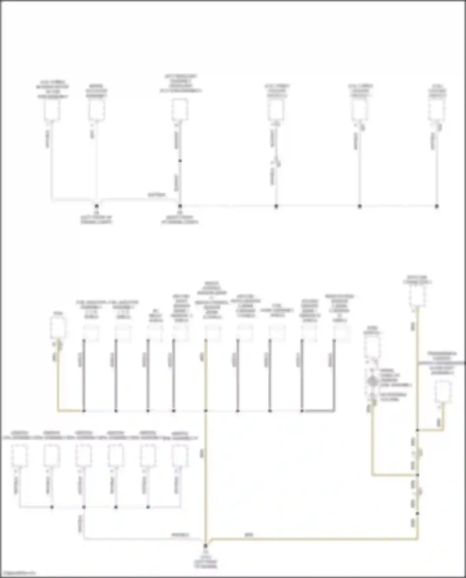 IS Lexus III facelift 2 (2020-2024): Ground distribution circuit (2 of 6)