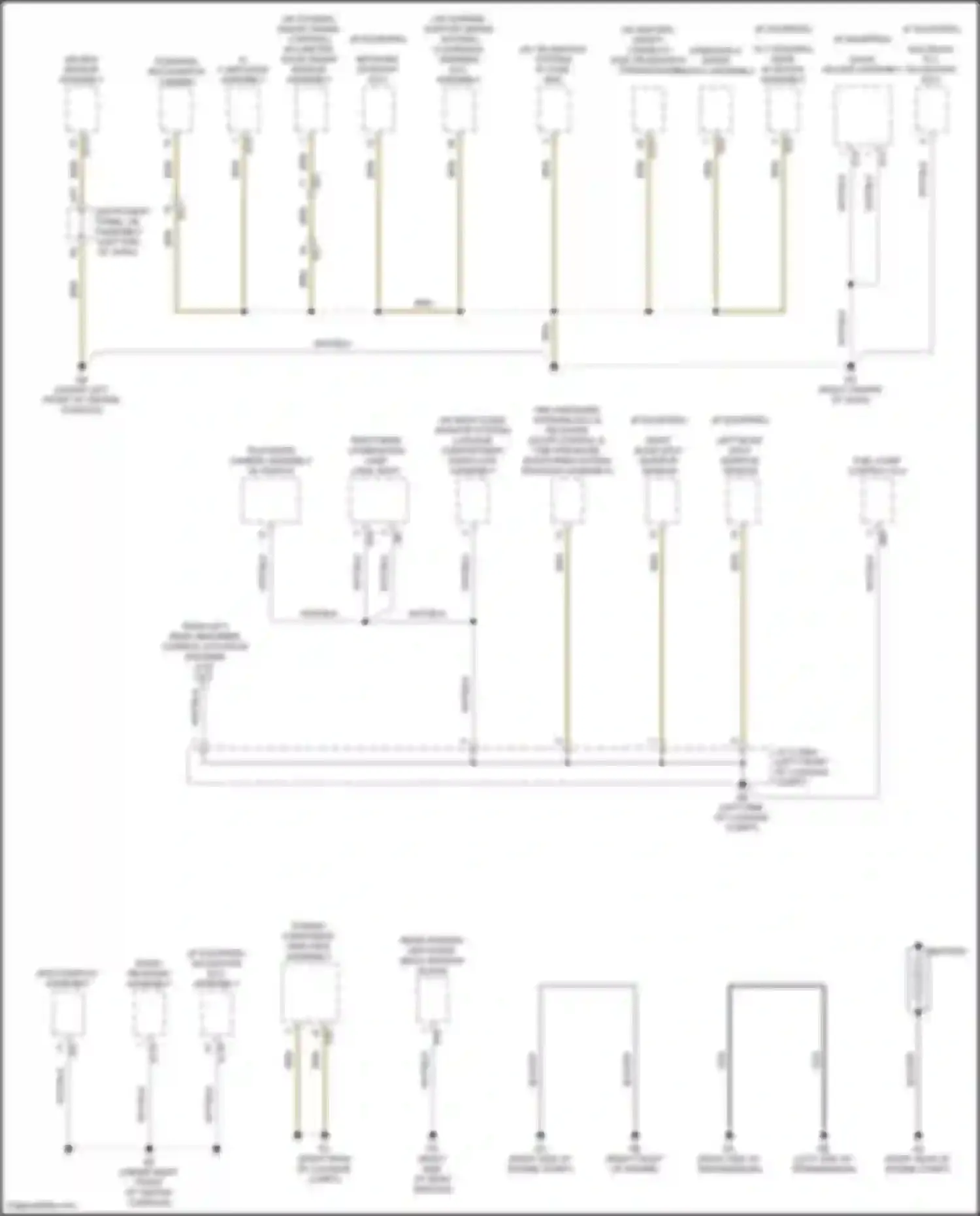 IS Lexus III facelift 2 (2020-2024): Ground distribution circuit (5 of 6)