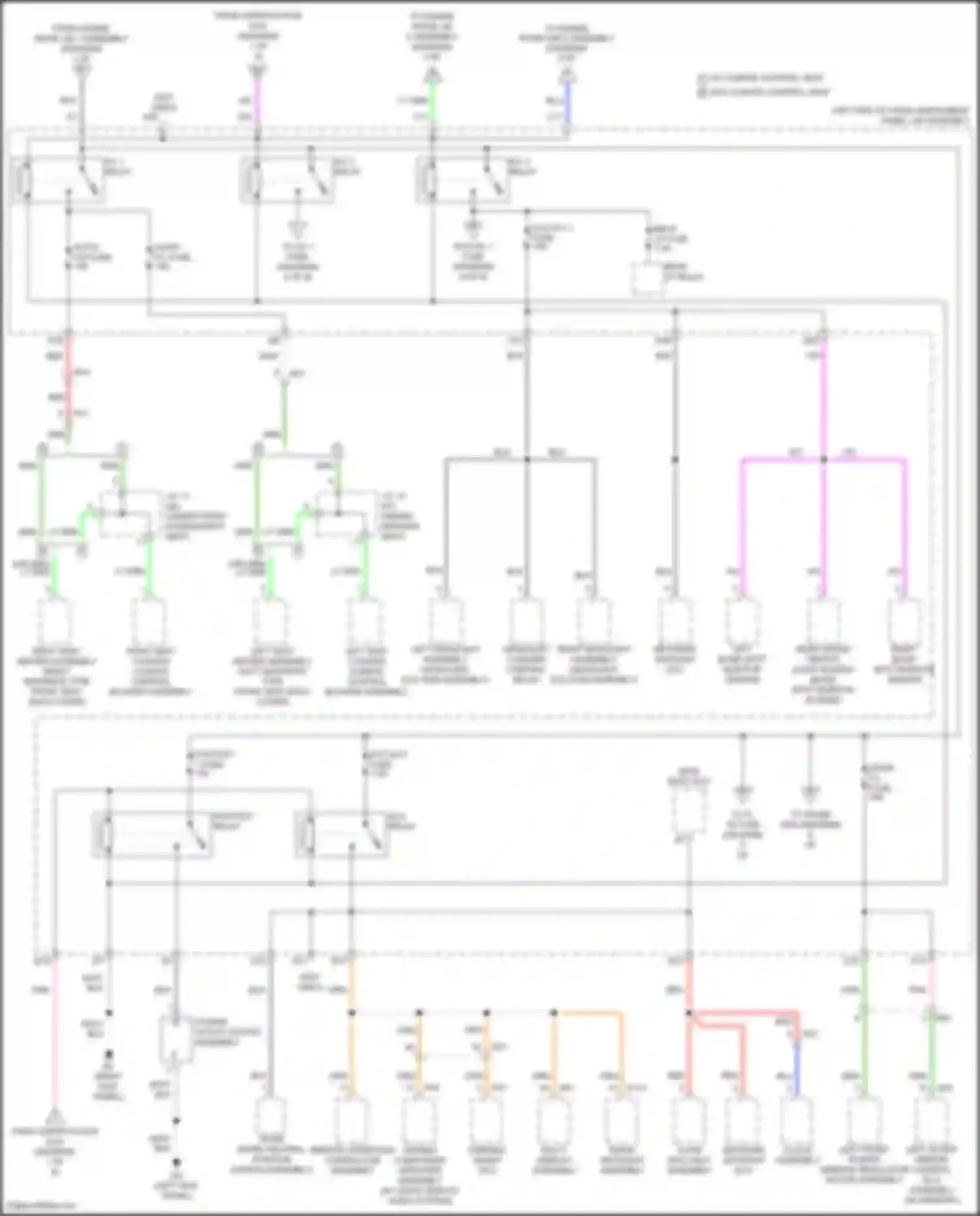 IS Lexus III facelift 2 (2020-2024): Power distribution circuit (7 of 8)