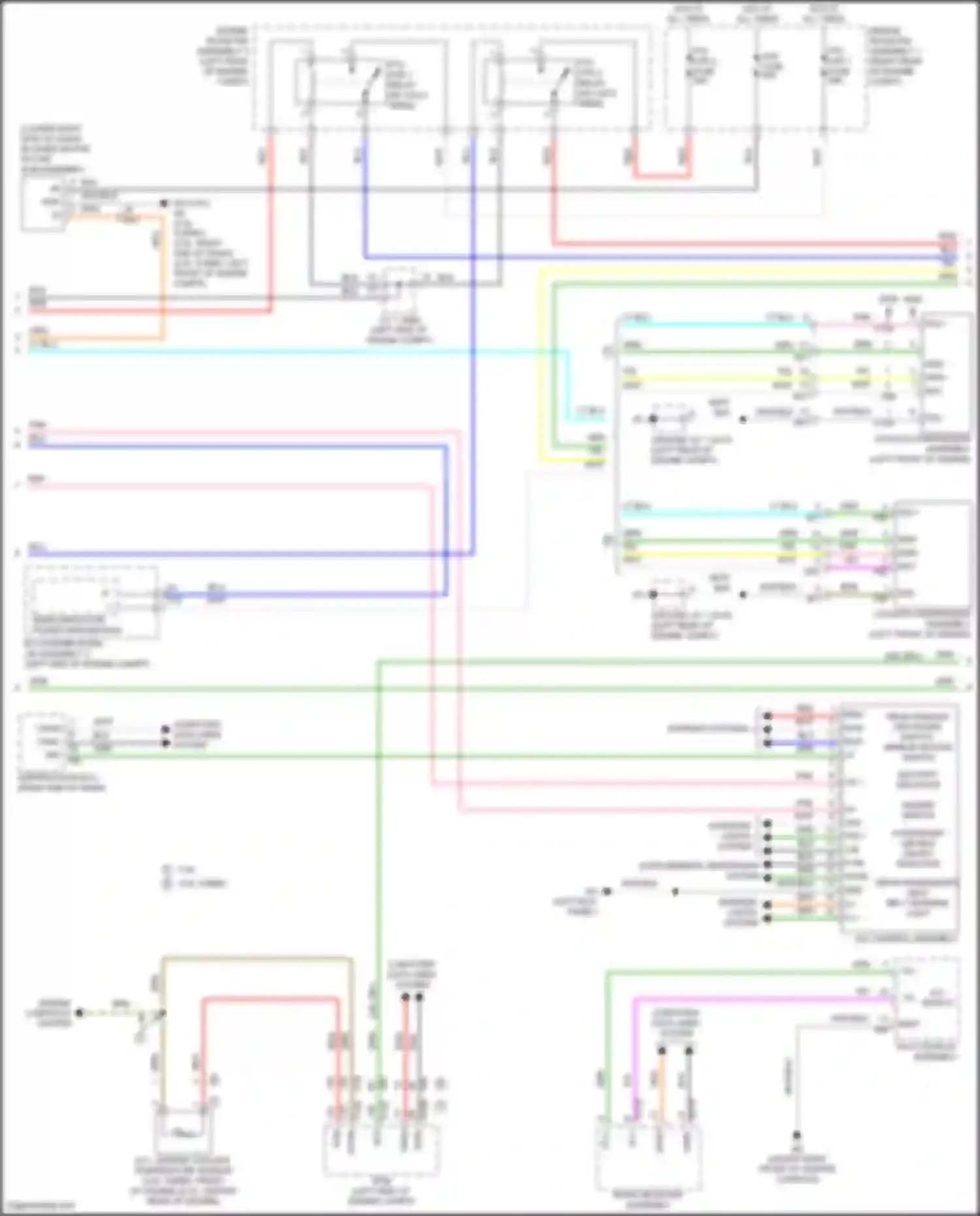 Wiring diagram a/c switch for Lexus IS III facelift 2 (2020-2024) (1 of 3)