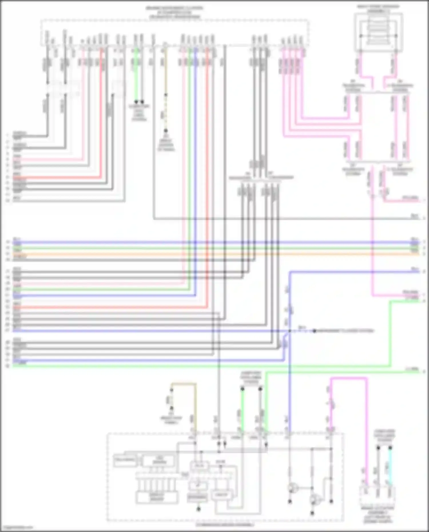 Wiring diagram spi+ for Lexus IS III facelift 2 (2020-2024)
