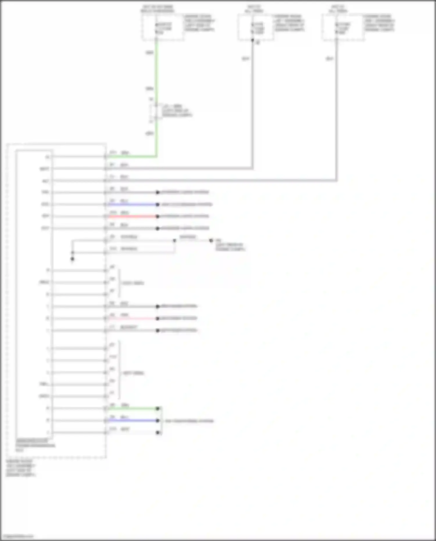 Wiring diagram blk for Lexus IS III facelift 2 (2020-2024) (29 of 142)